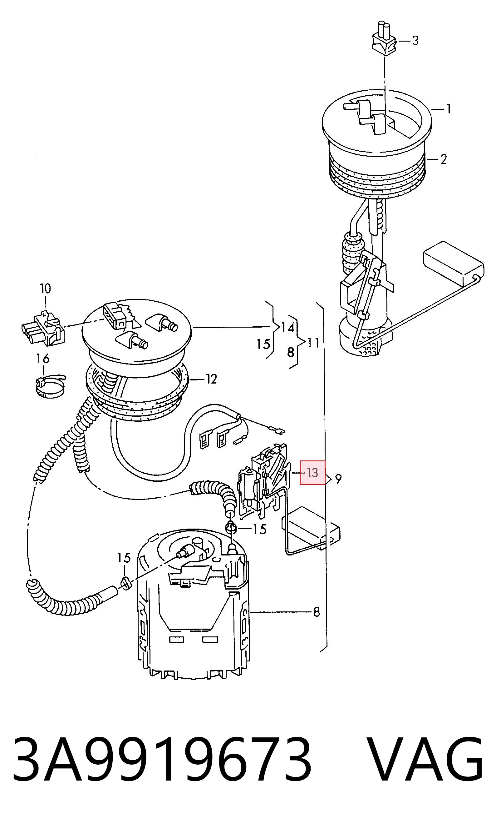 3A9919673 VAG