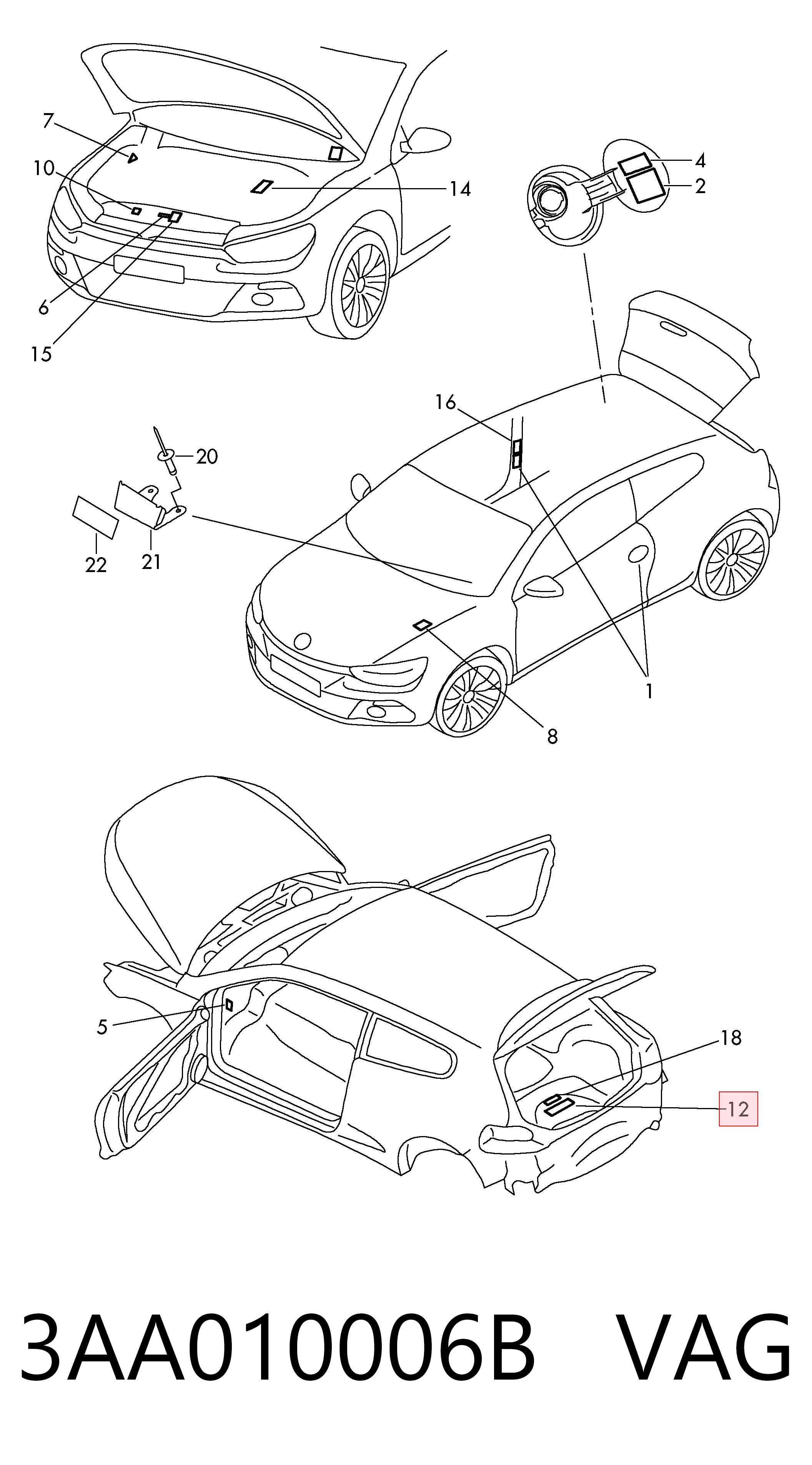 3AA010006B VAG