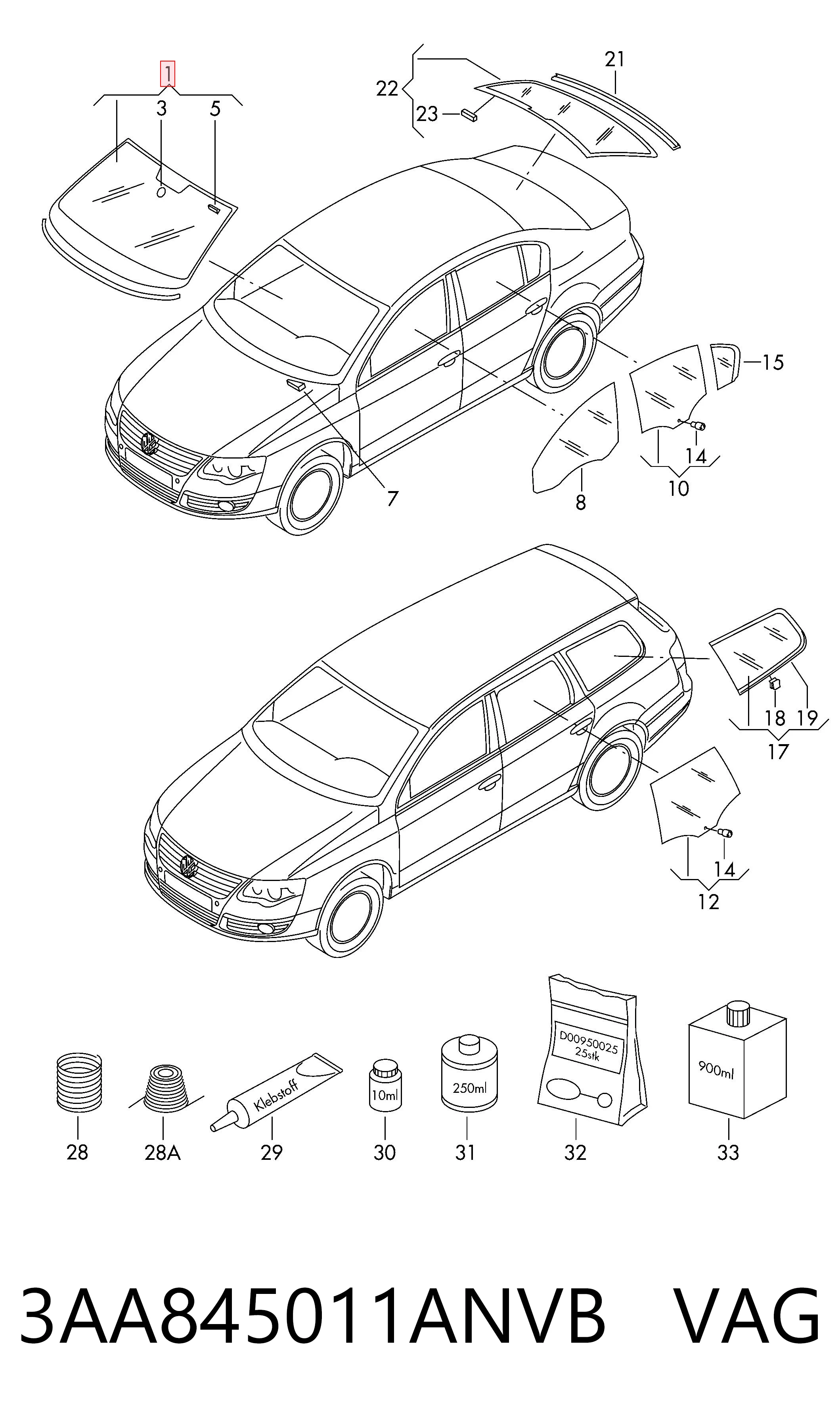 3AA845011ANVB VAG