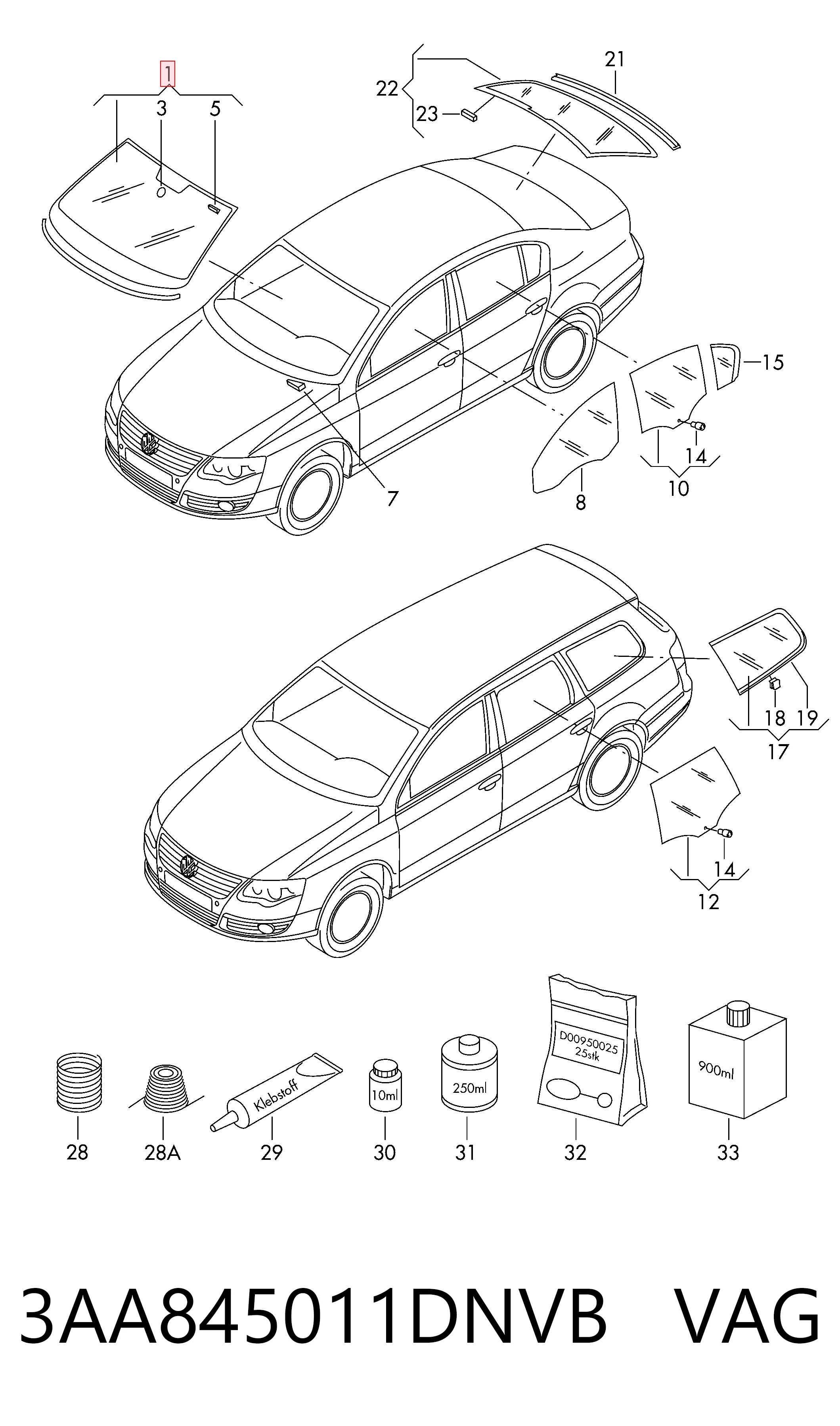 3AA845011DNVB VAG
