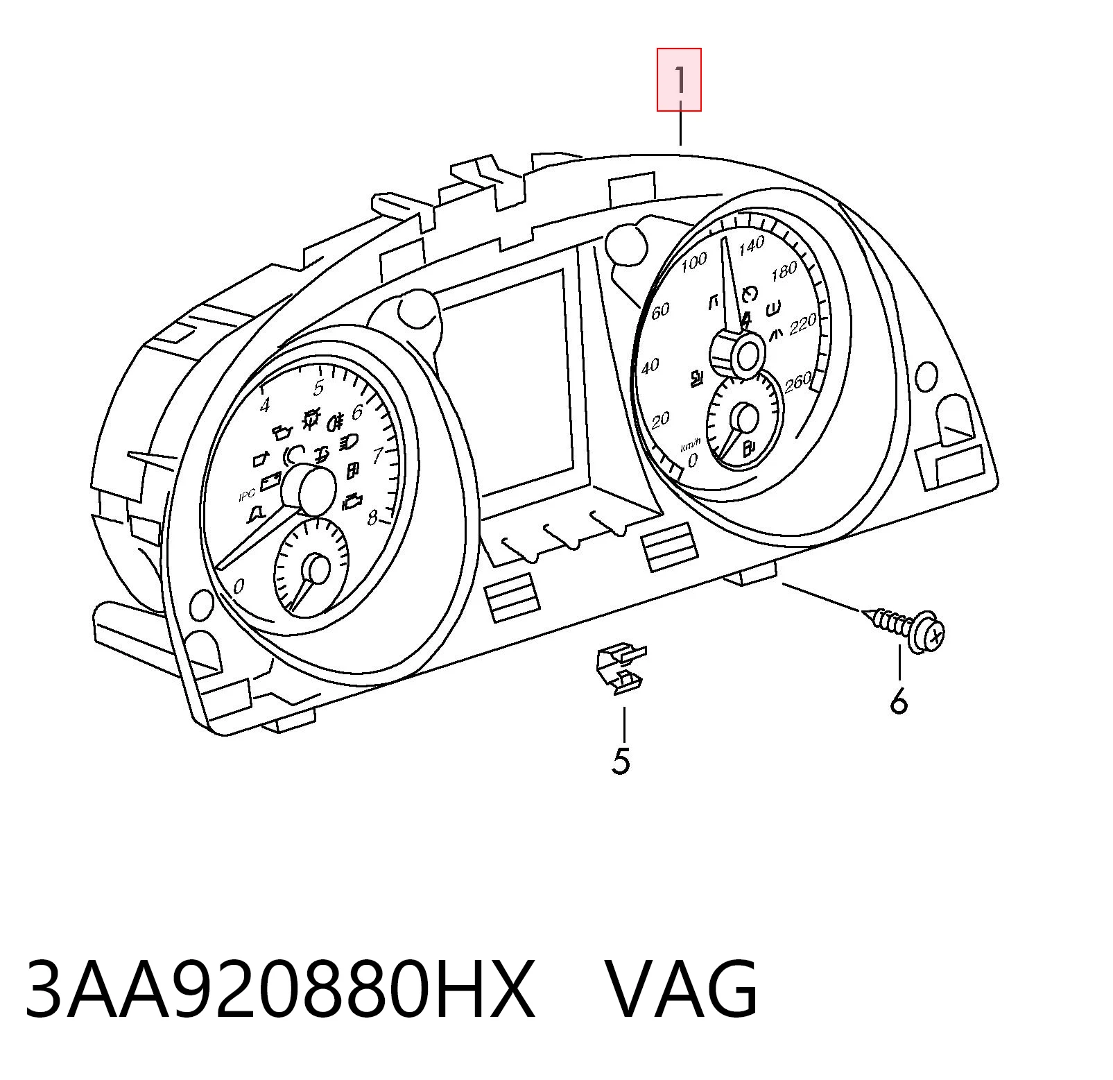 3AA920880HX VAG