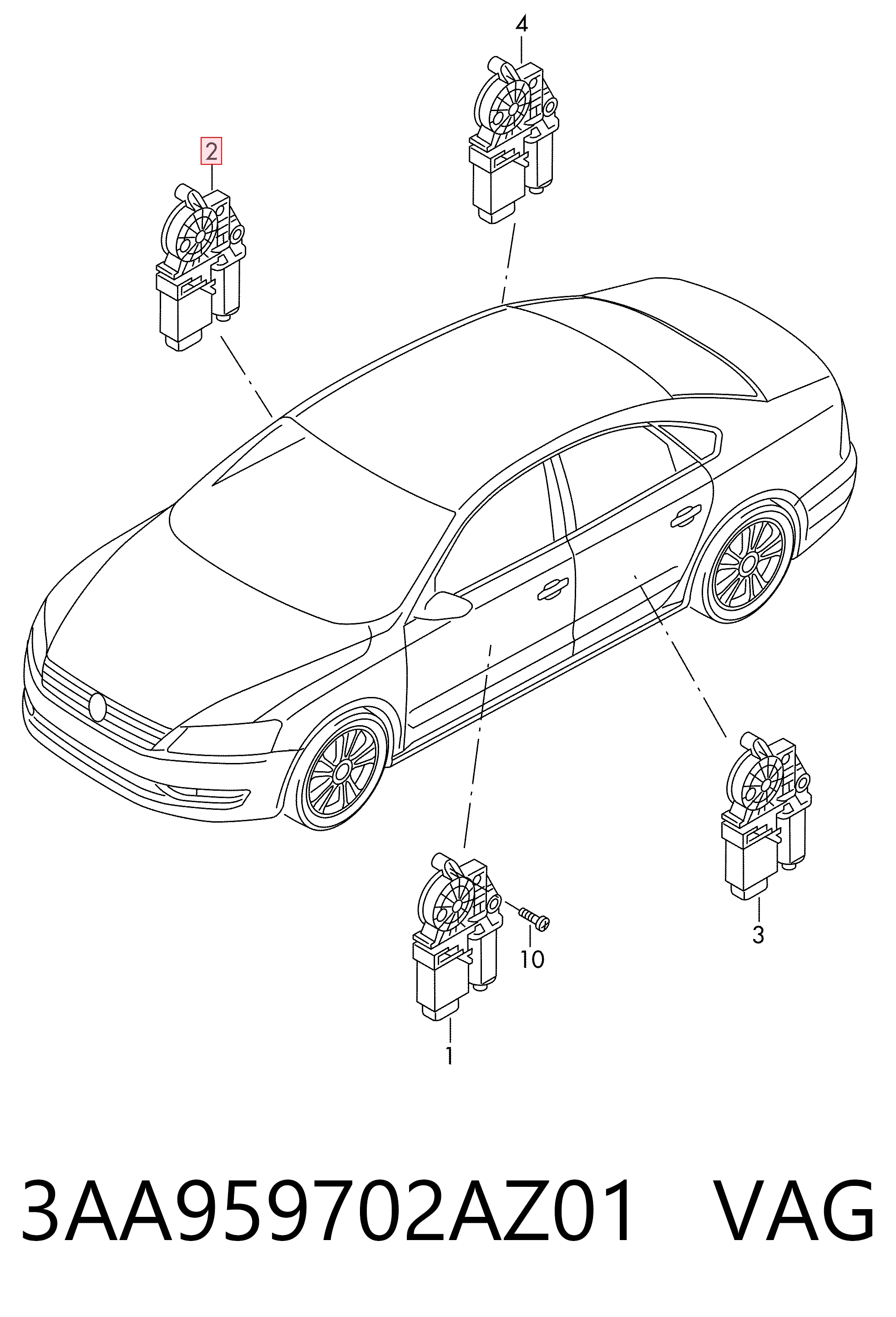 3AA959702AZ01 VAG