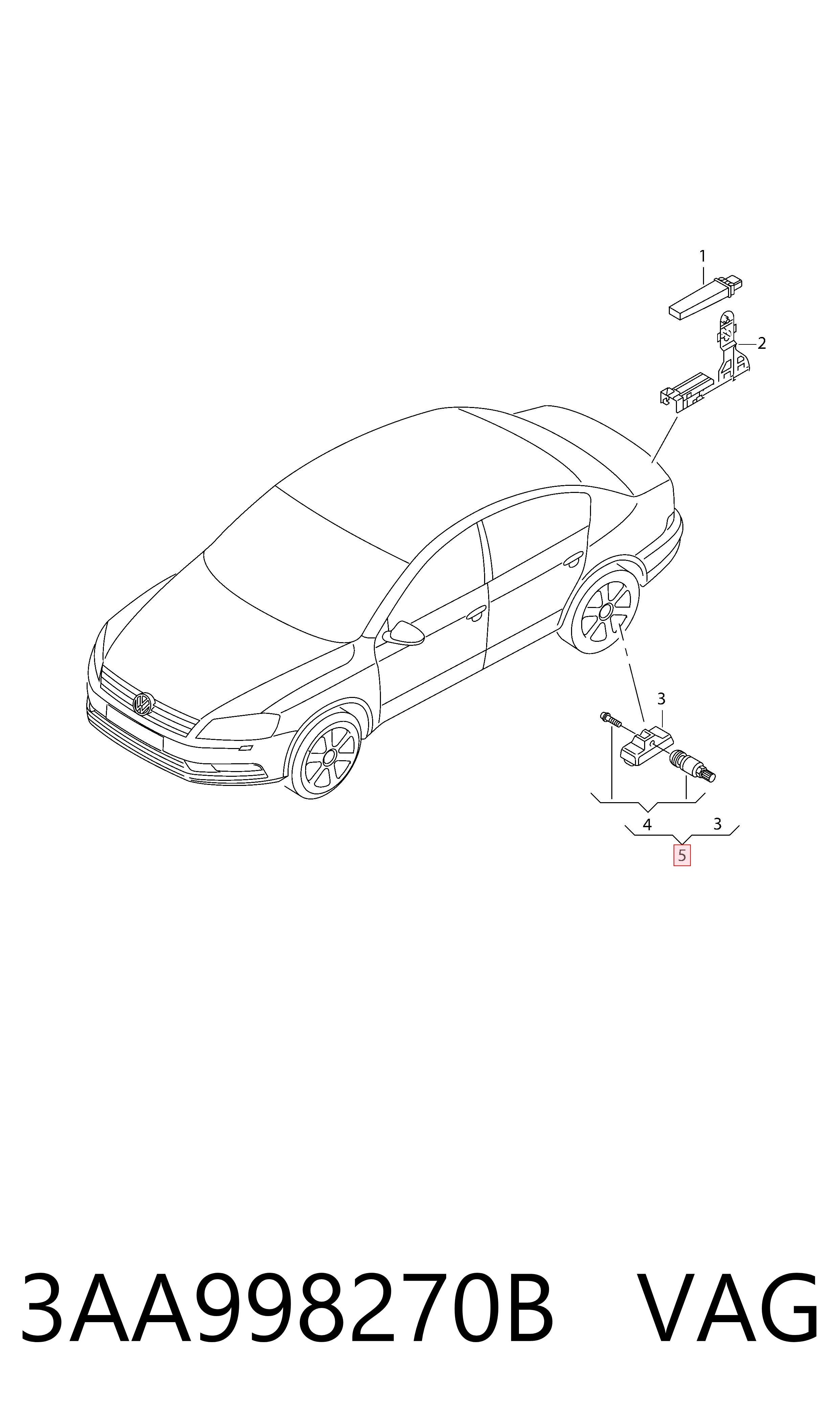3AA998270B VAG