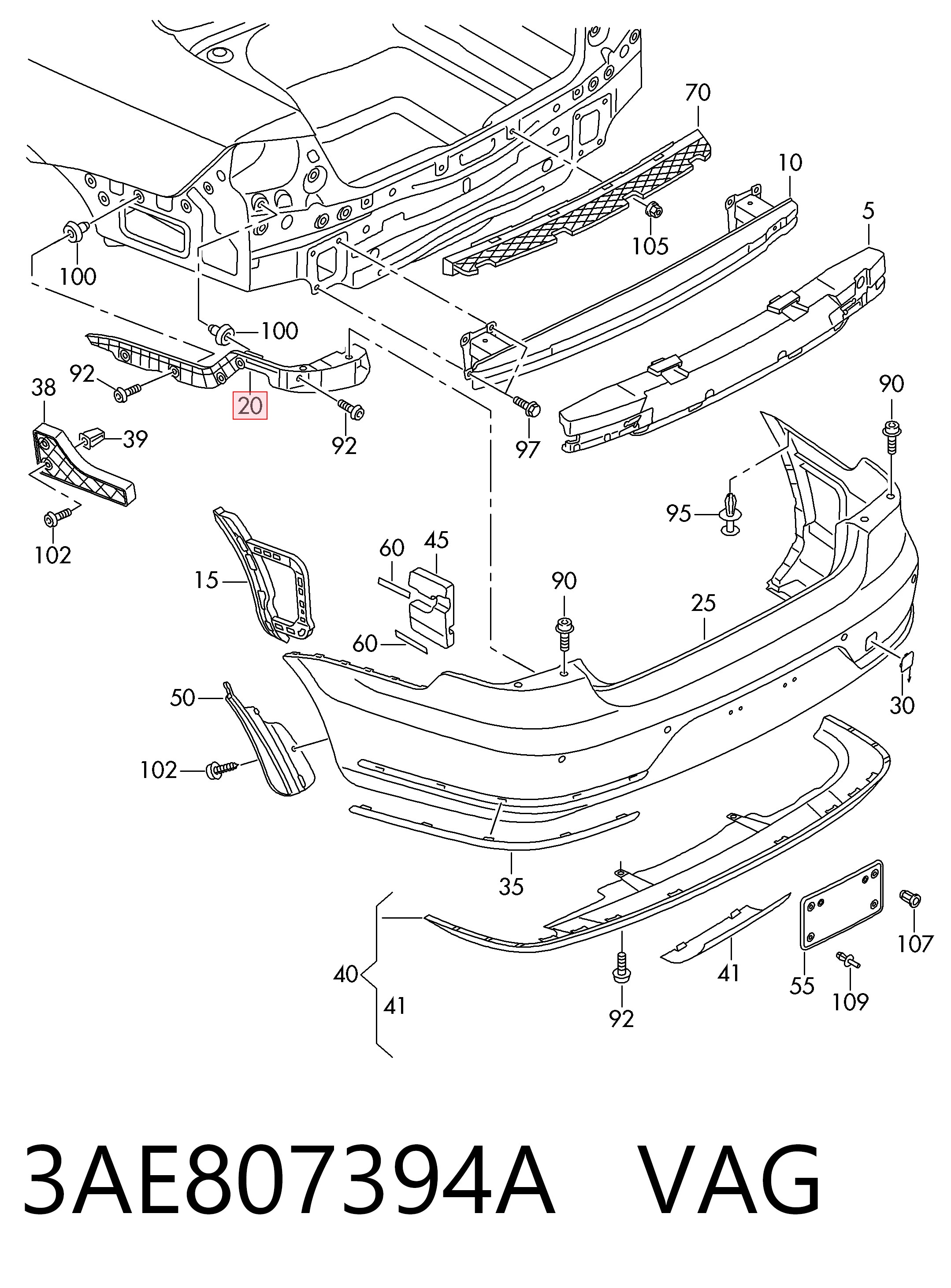 3AE807394A VAG