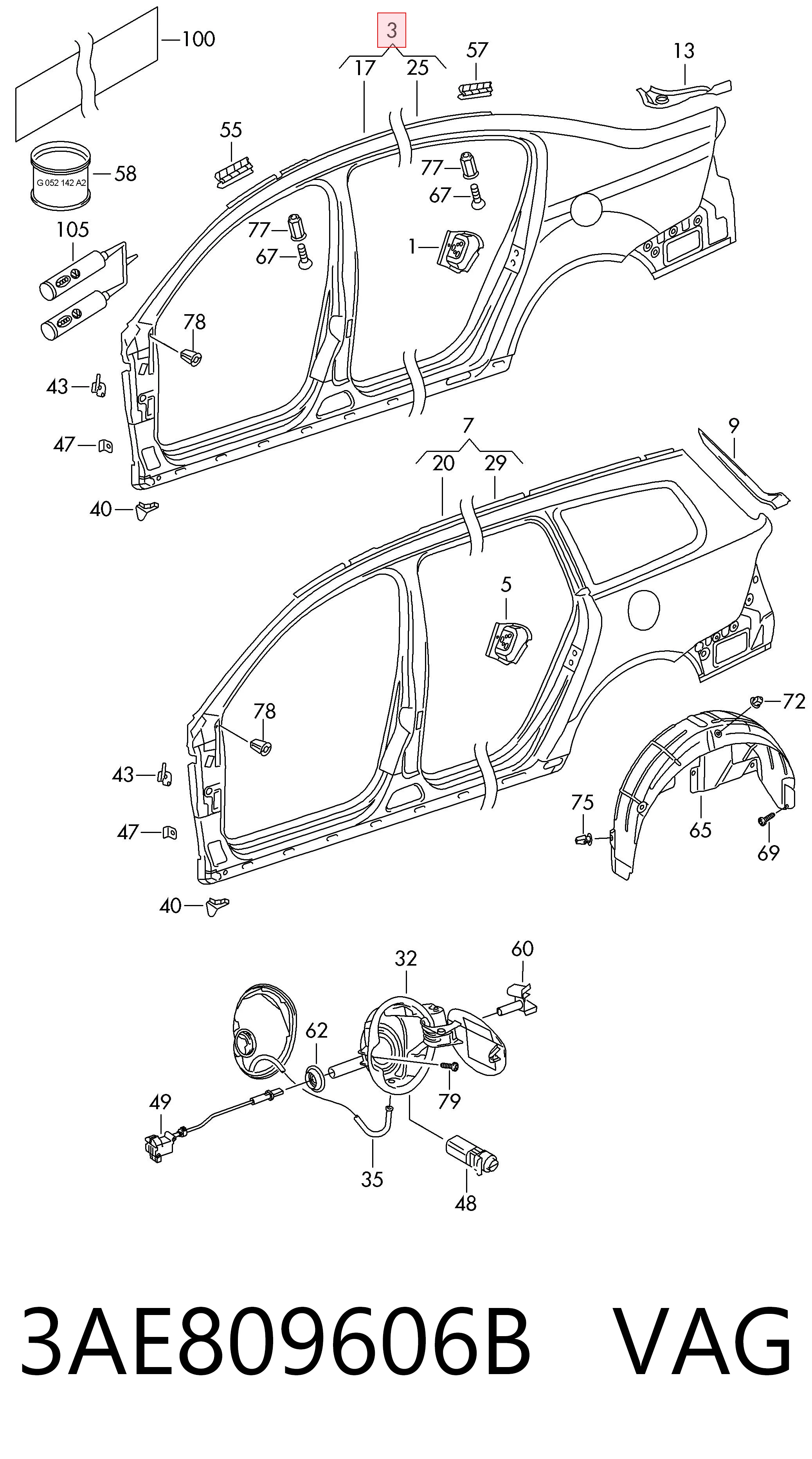 3AE809606B VAG