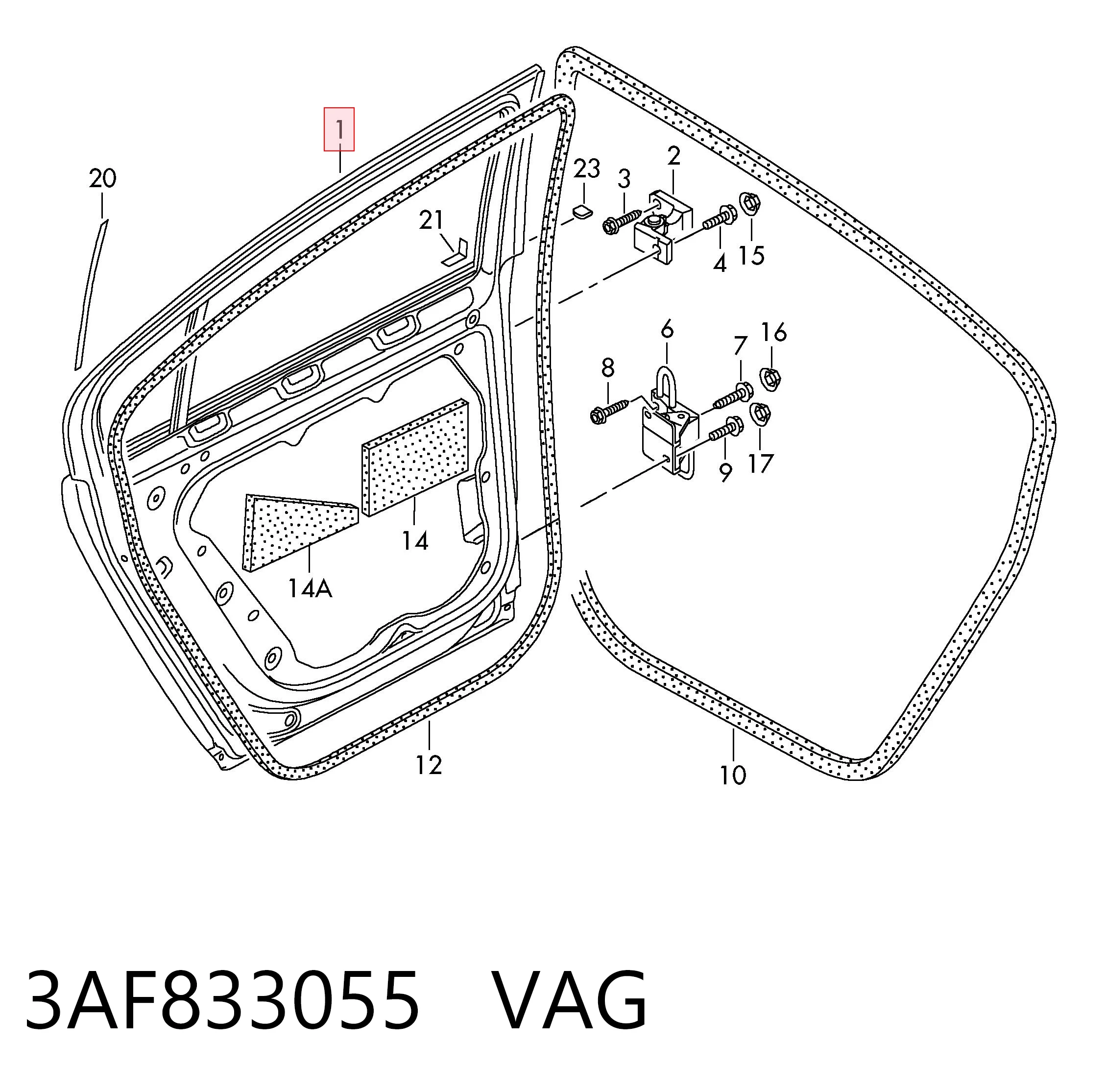 3AF833055 VAG
