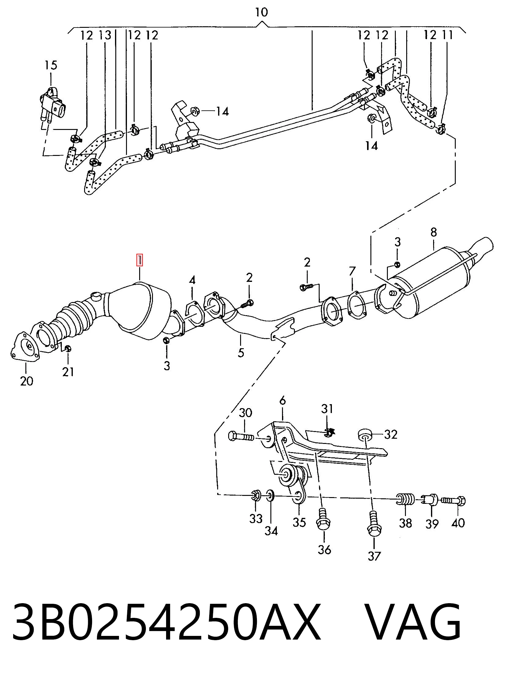 3B0254250AX VAG