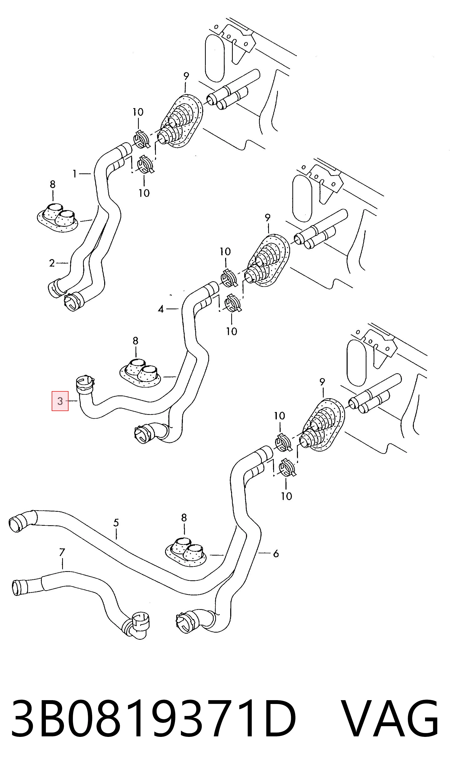 3B0819371D VAG