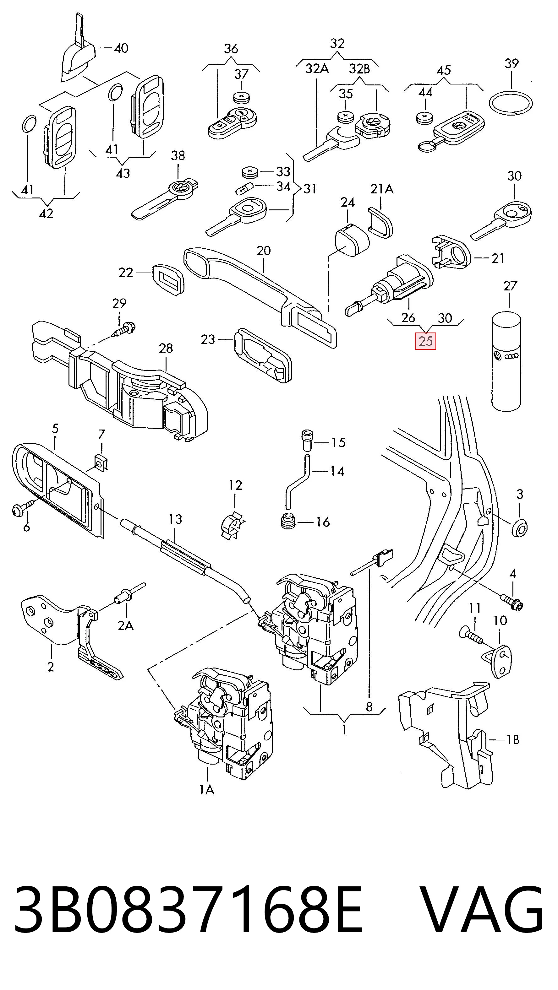 3B0837168E VAG