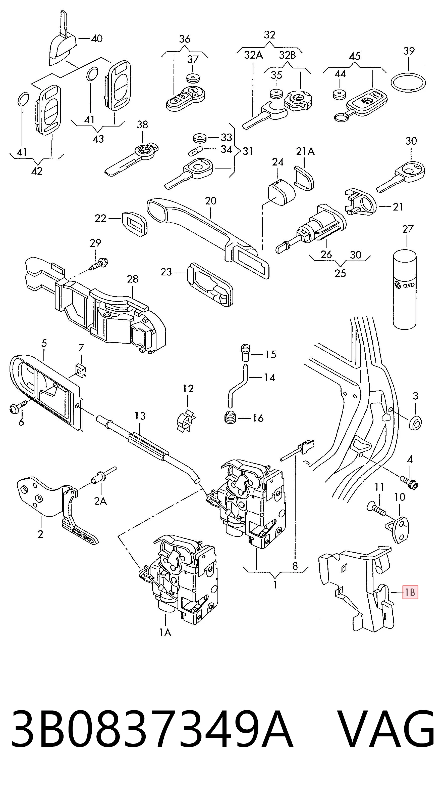 3B0837349A VAG