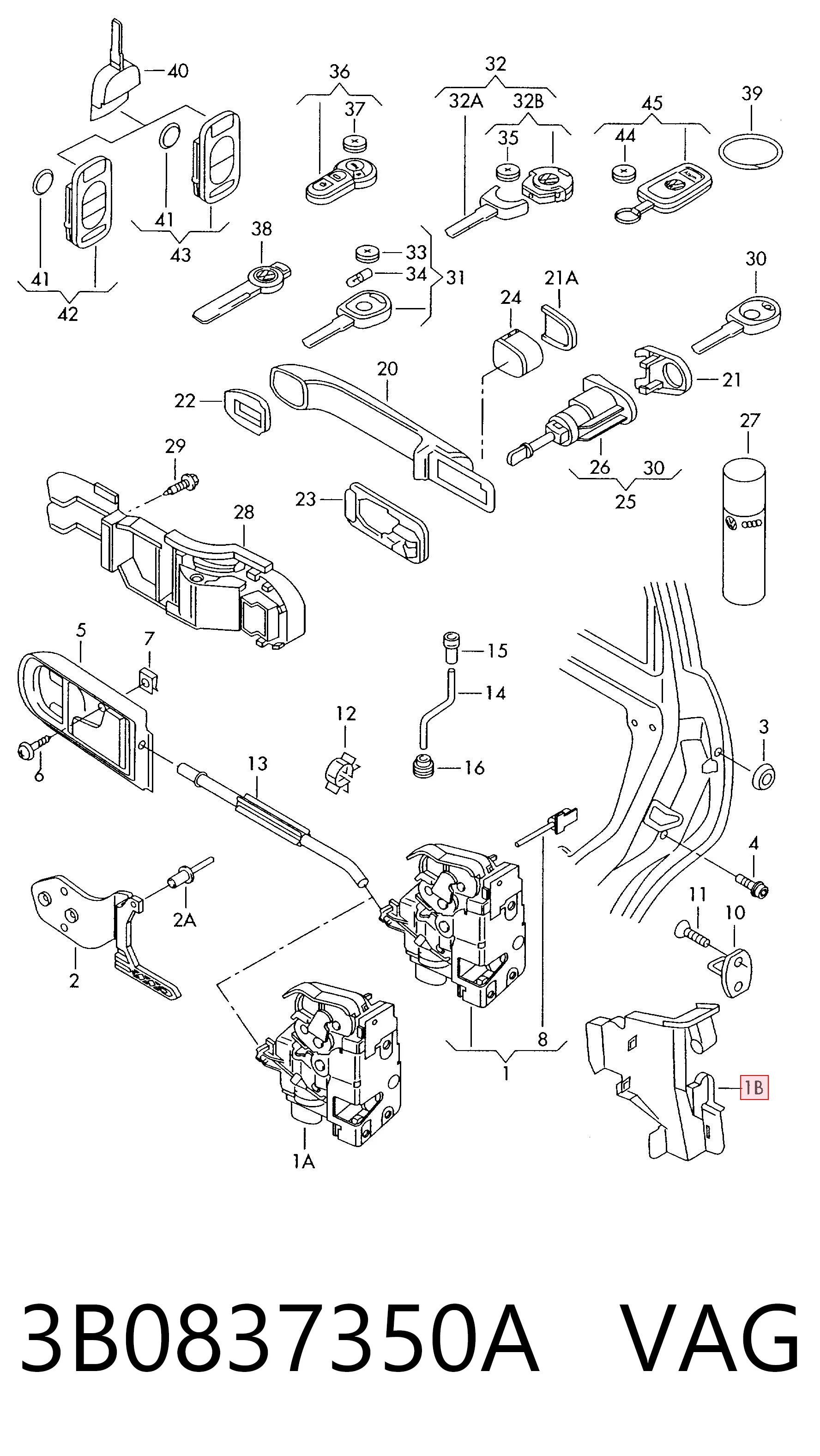 3B0837350A VAG