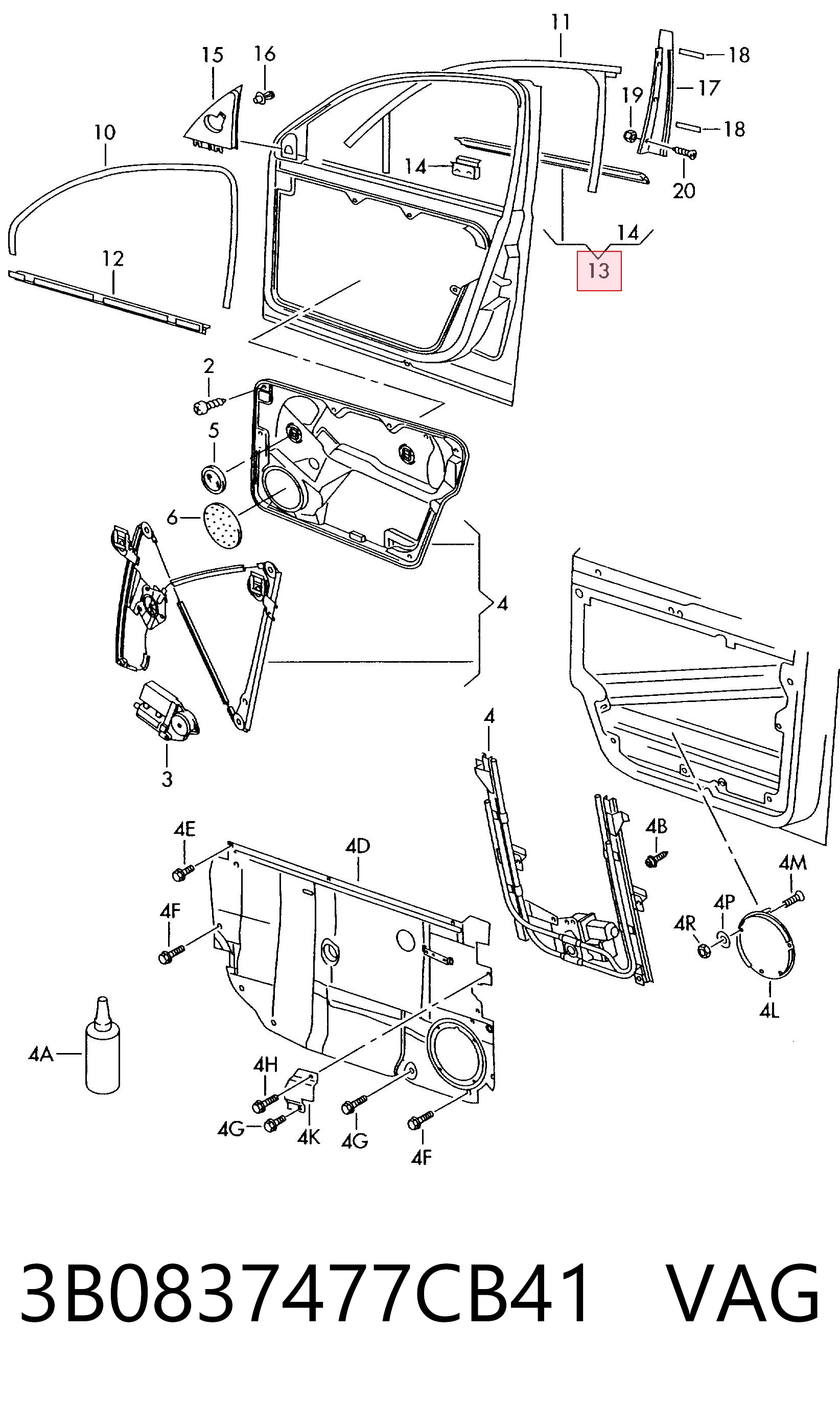 3B0837477CB41 VAG