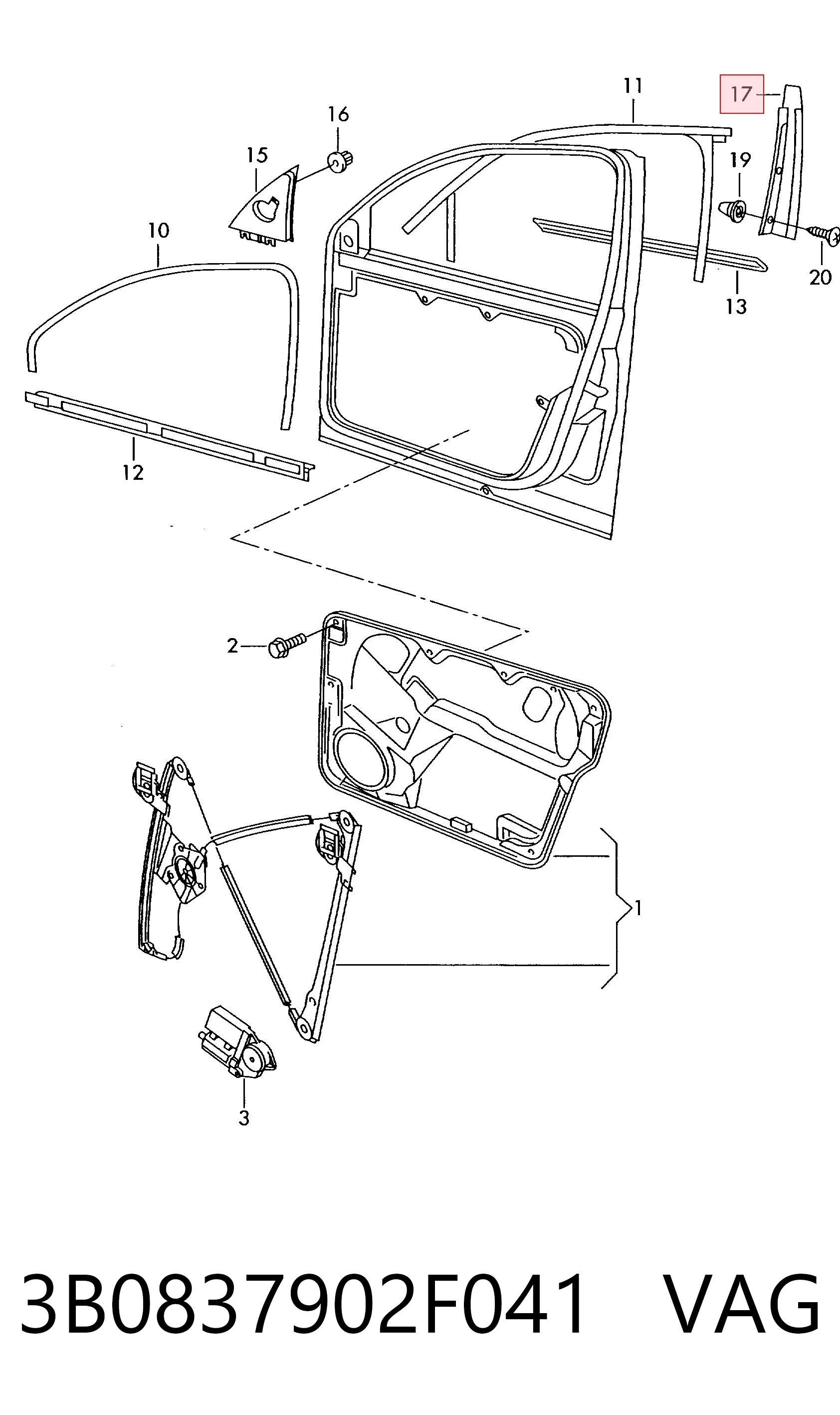 3B0837902F041 VAG 