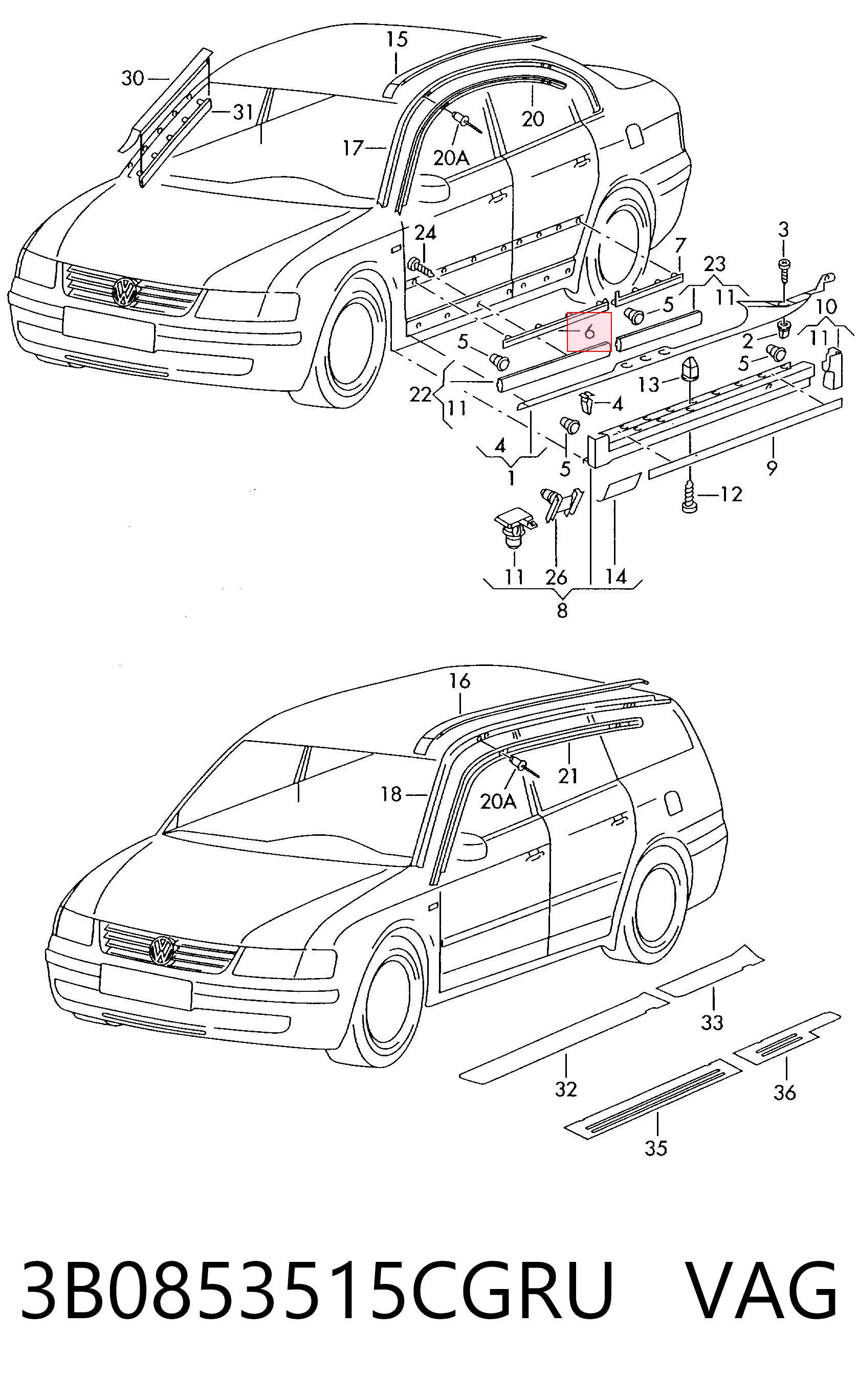 3B0853515CGRU VAG