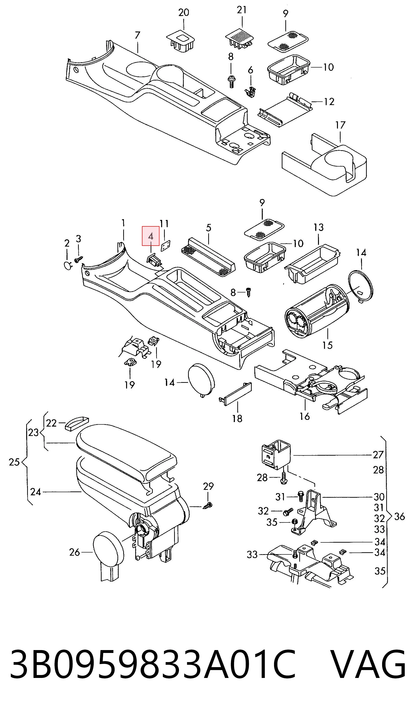 3B0959833A01C VAG
