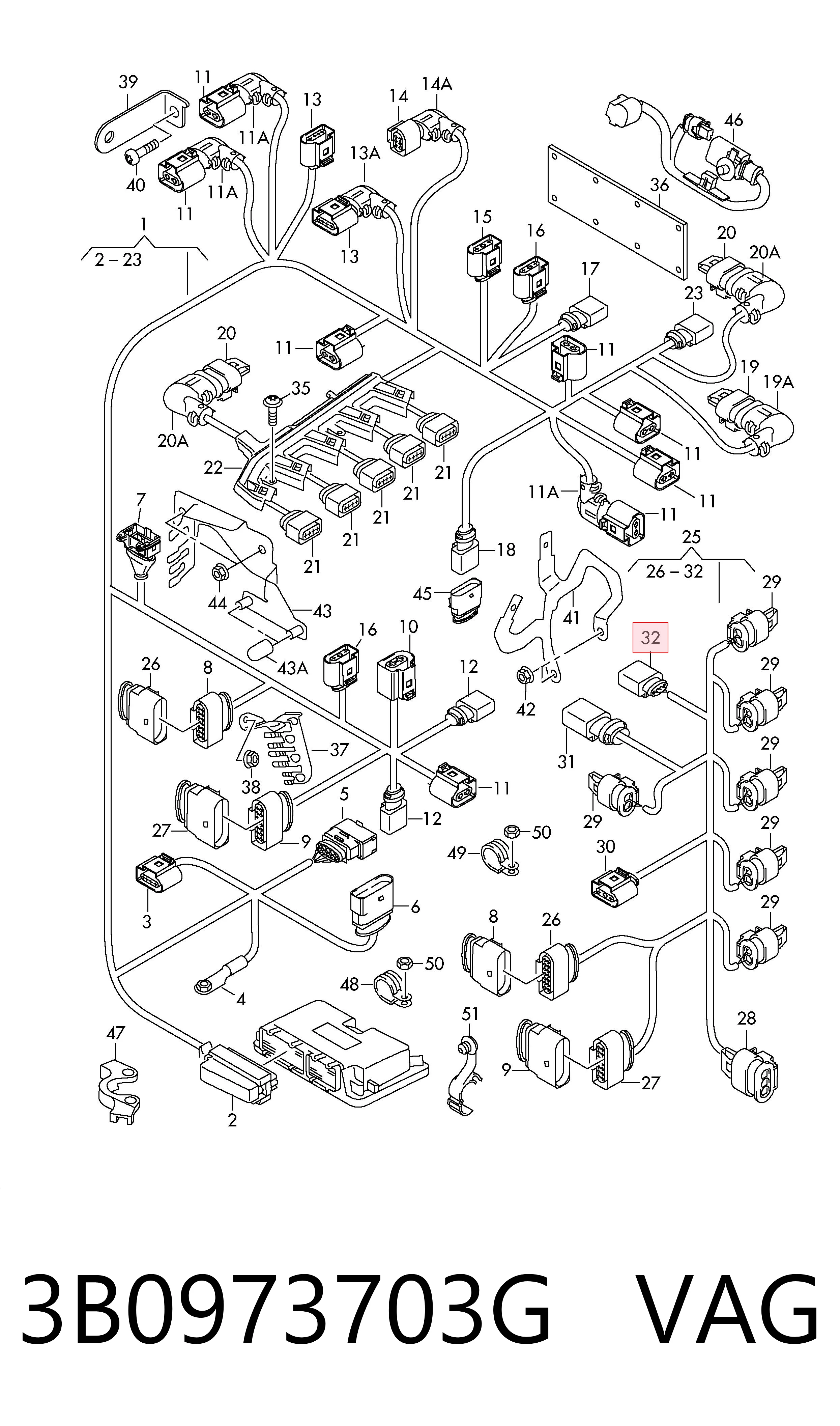  VAG 3B0973703G precio, desde 17,02 EUR