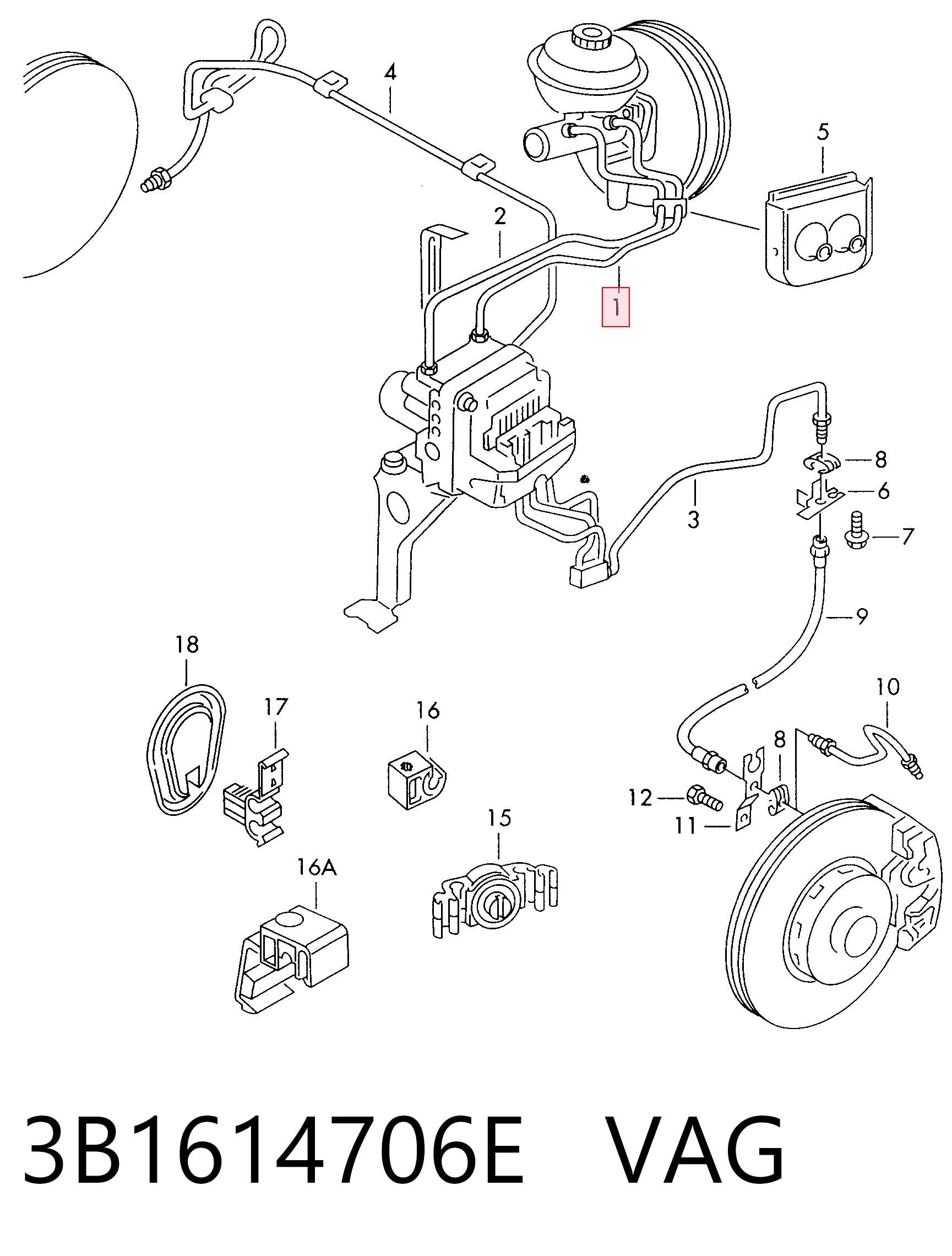 3B1614706E VAG