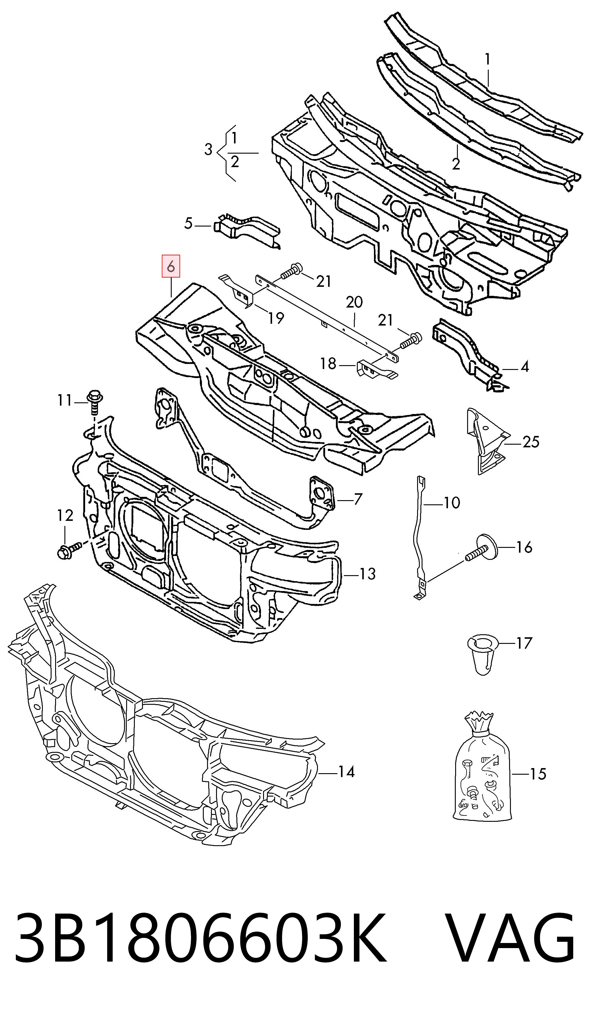 3B1806603K VAG