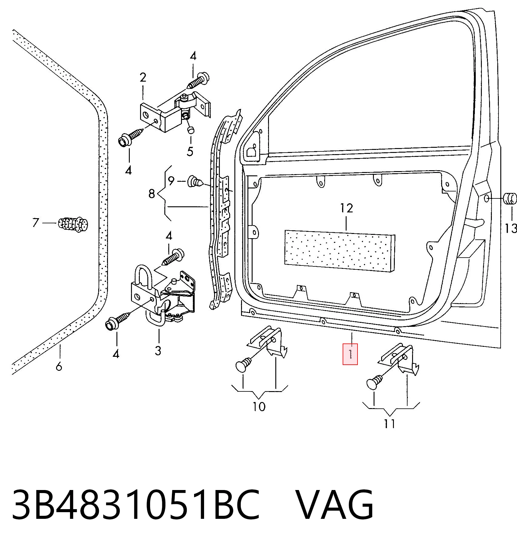 3B4831051BC VAG