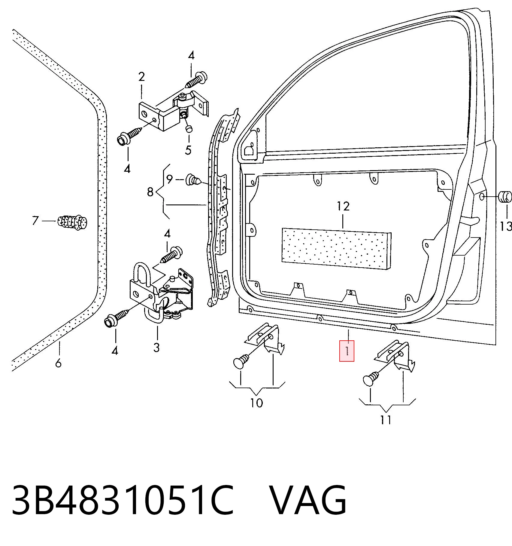 3B4831051C VAG