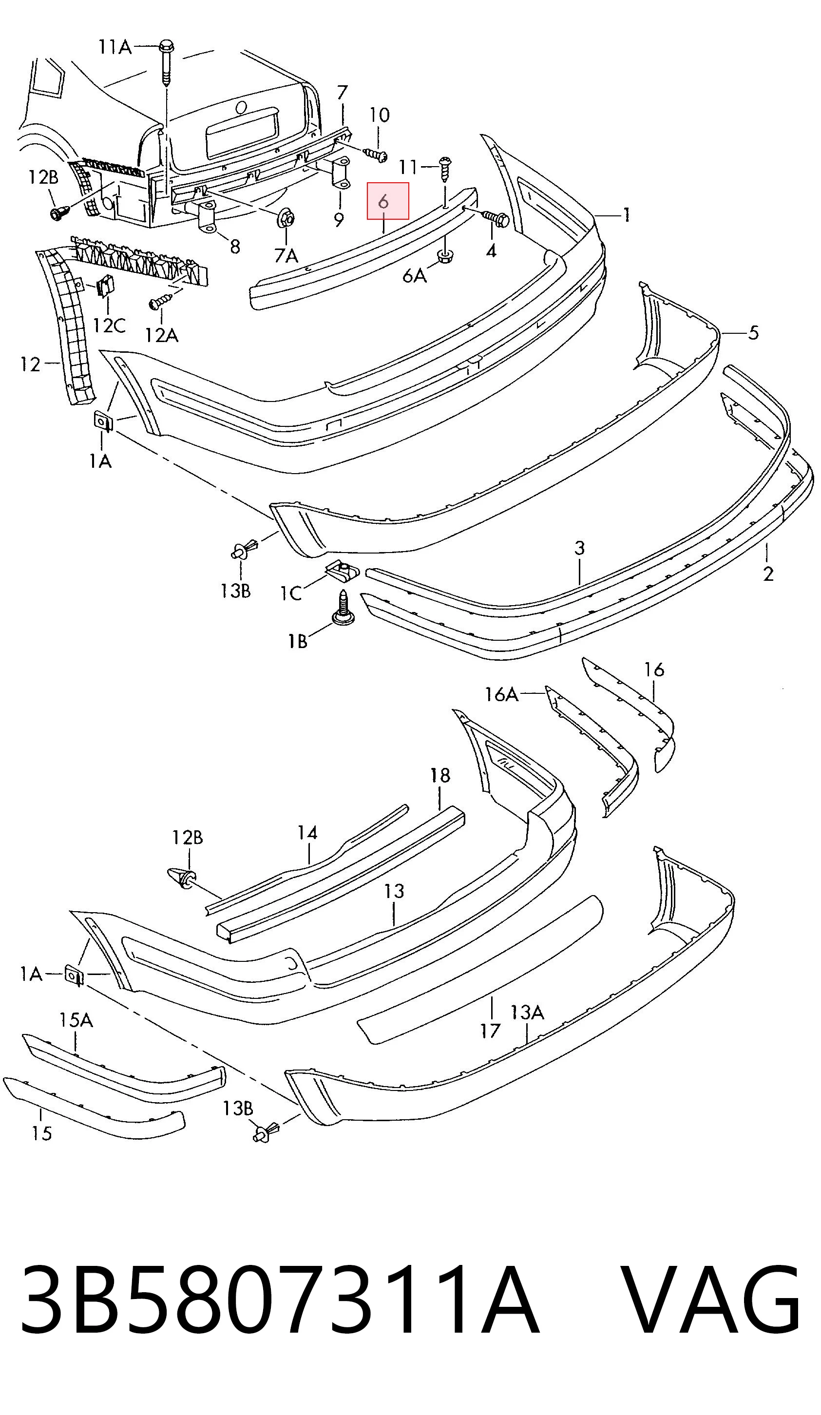 3B5807311A VAG
