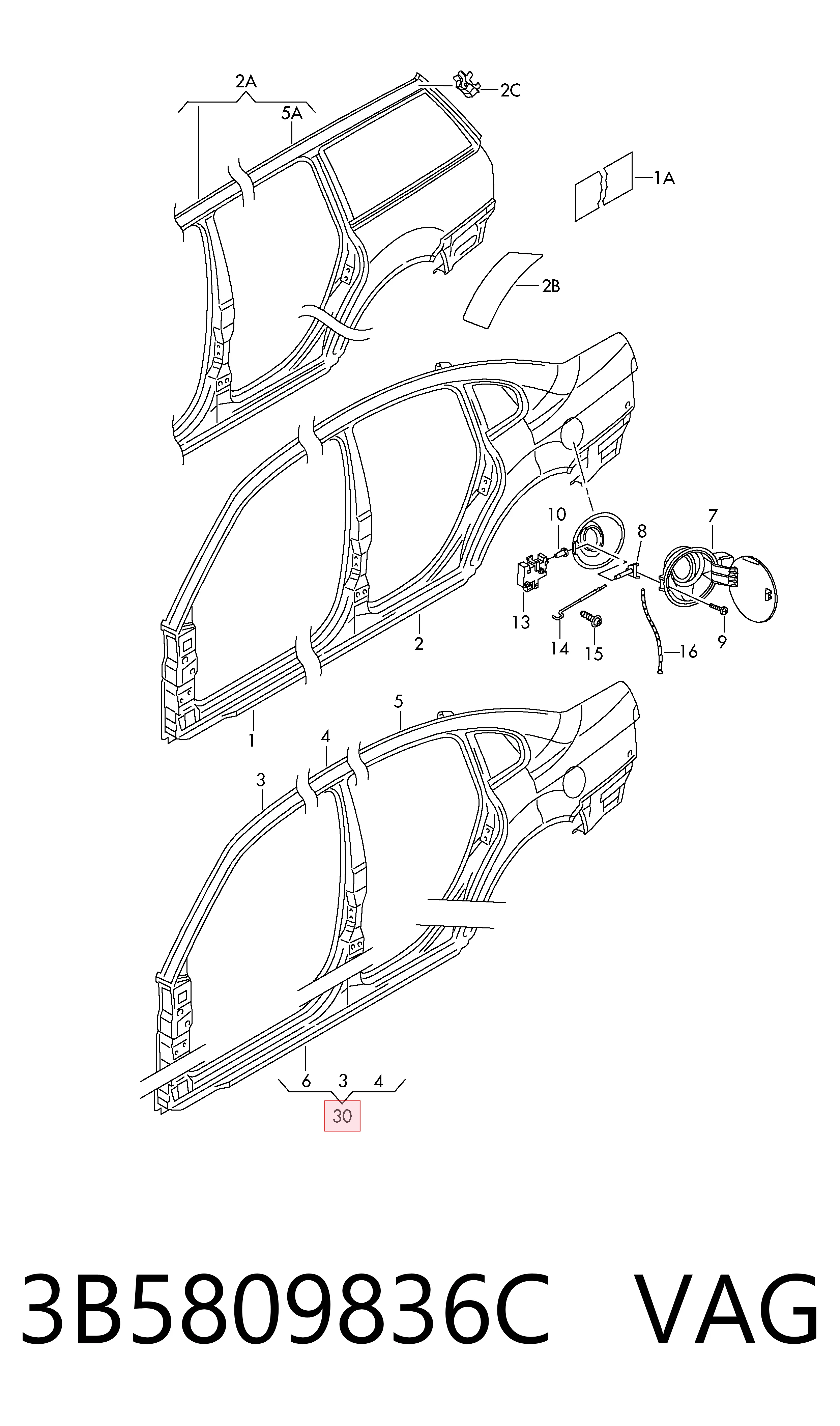 3B5809836C VAG