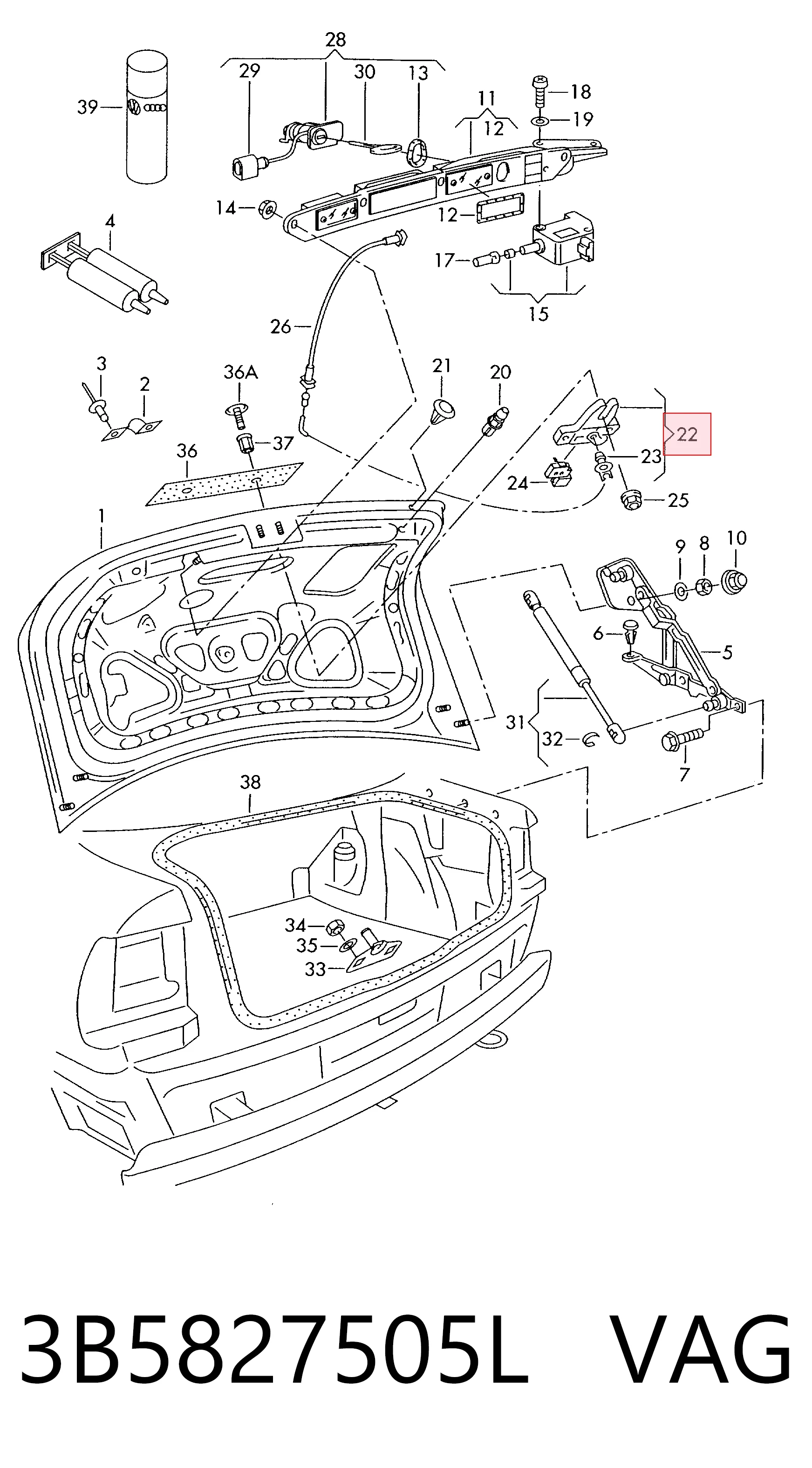 3B5827505L VAG