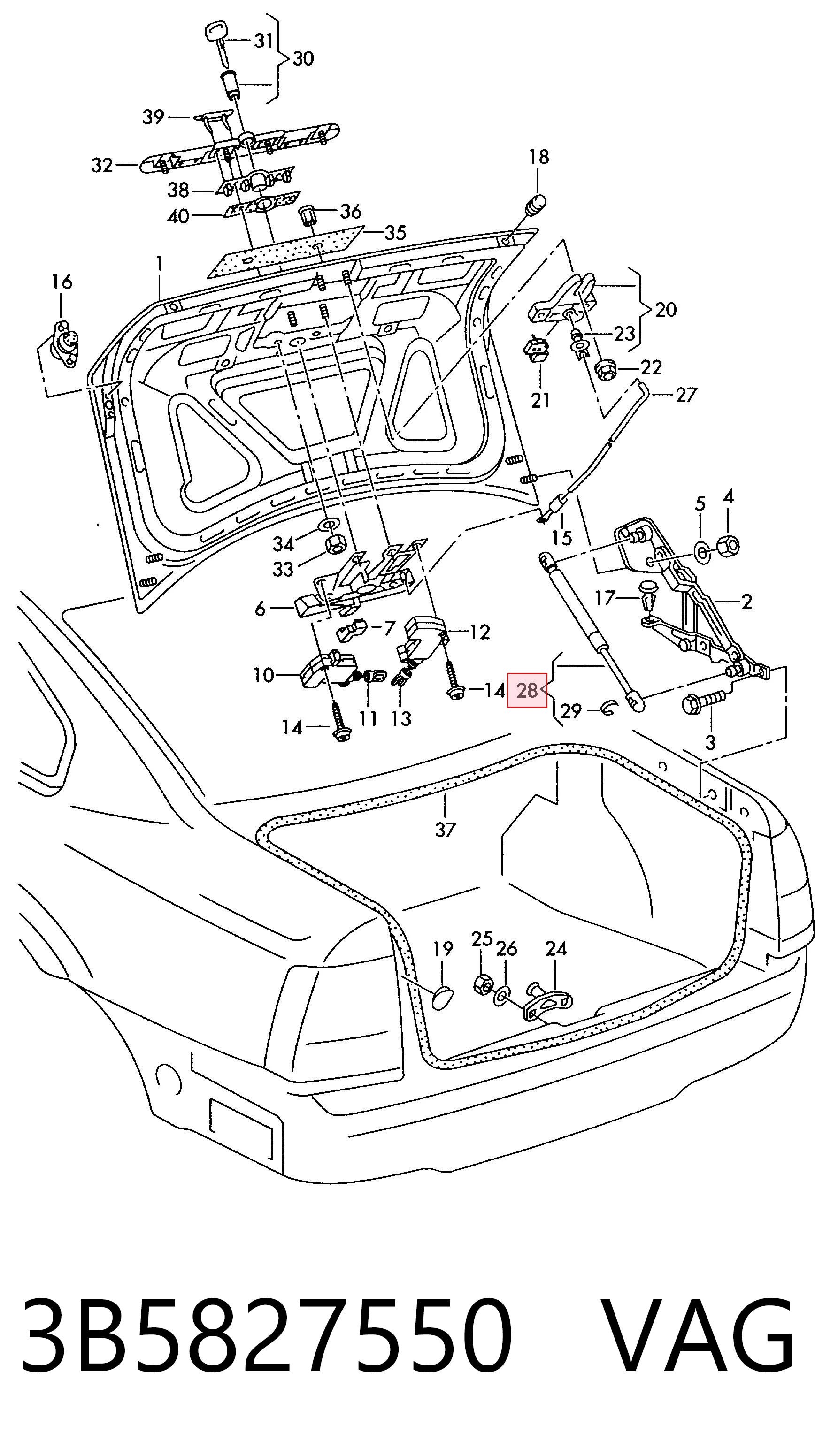 3B5827550 VAG