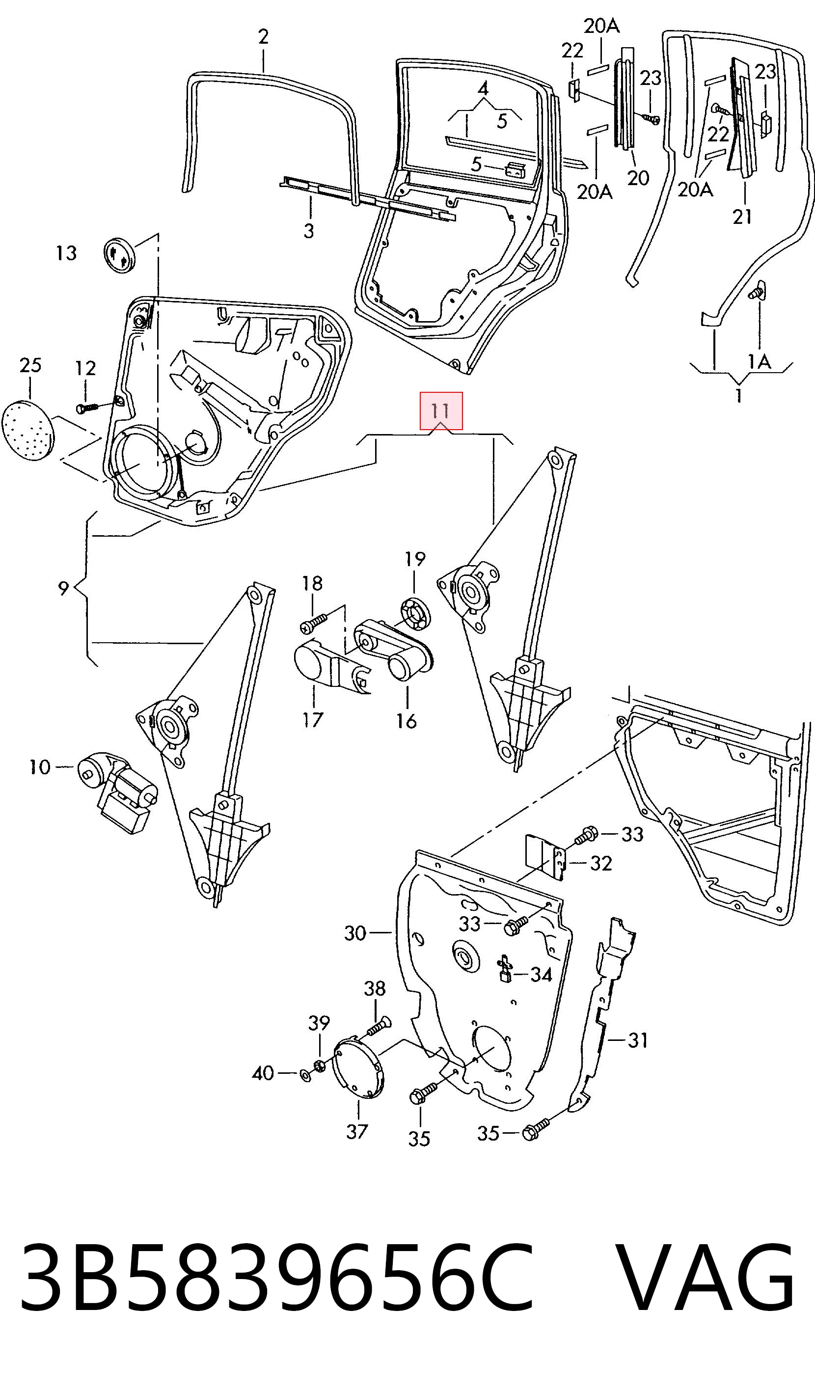 3B5839656C VAG
