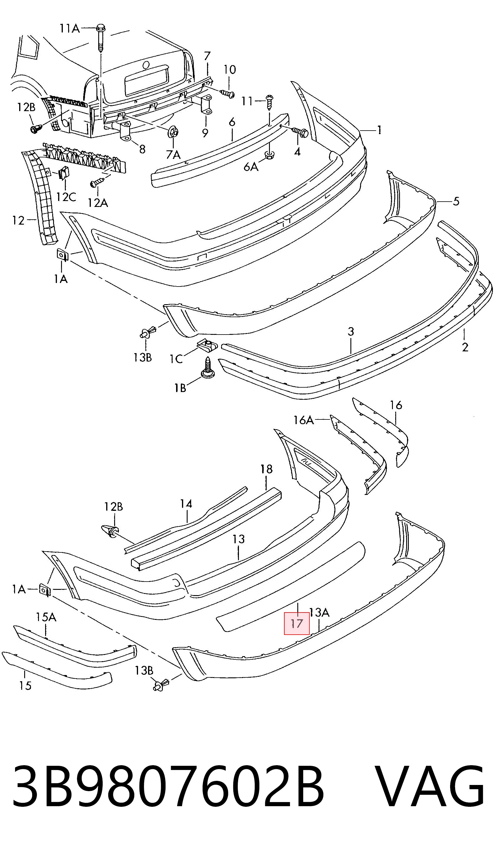 3B9807602B VAG 