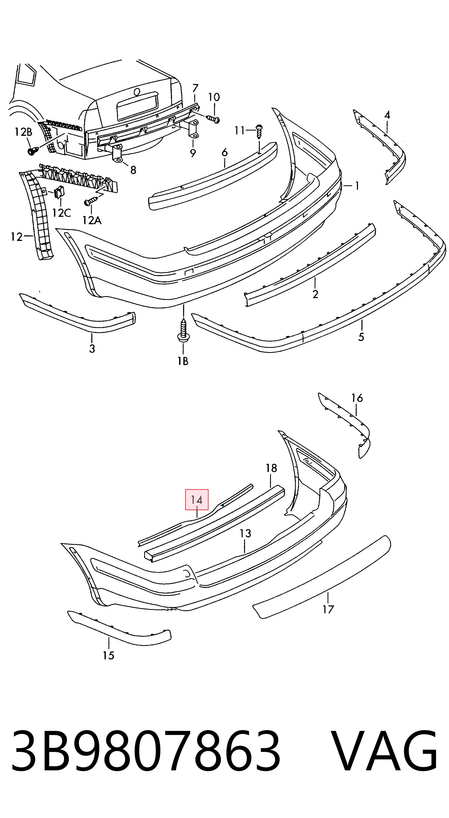 3B9807863 VAG