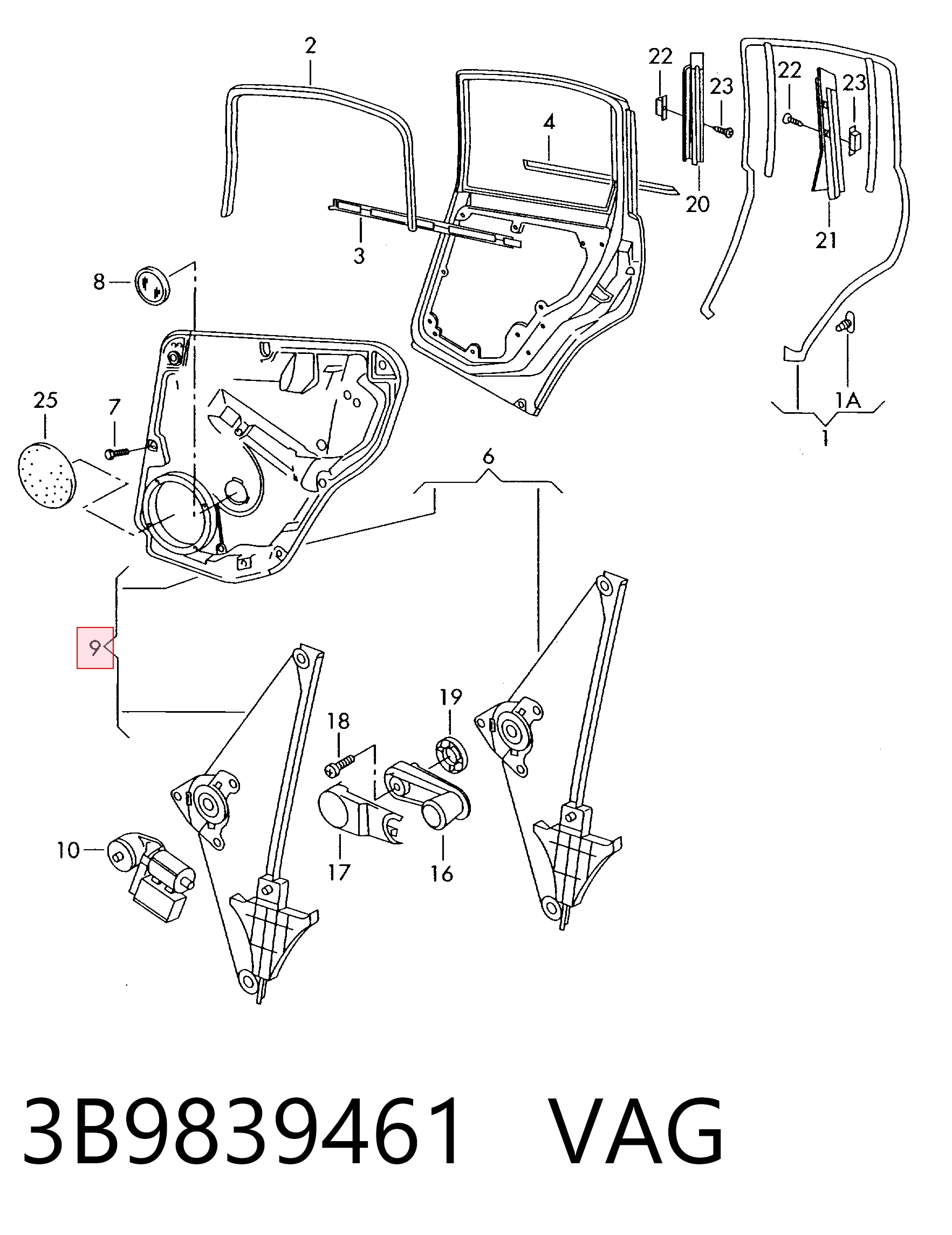 3B9839461 VAG