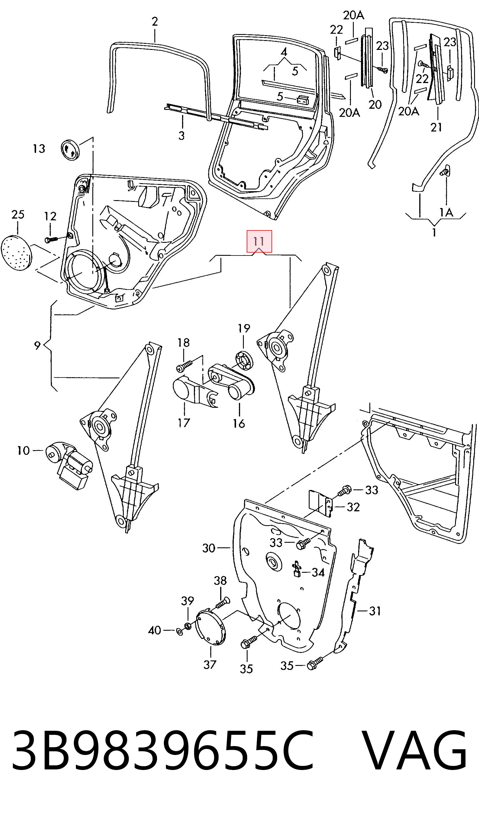 3B9839655C VAG