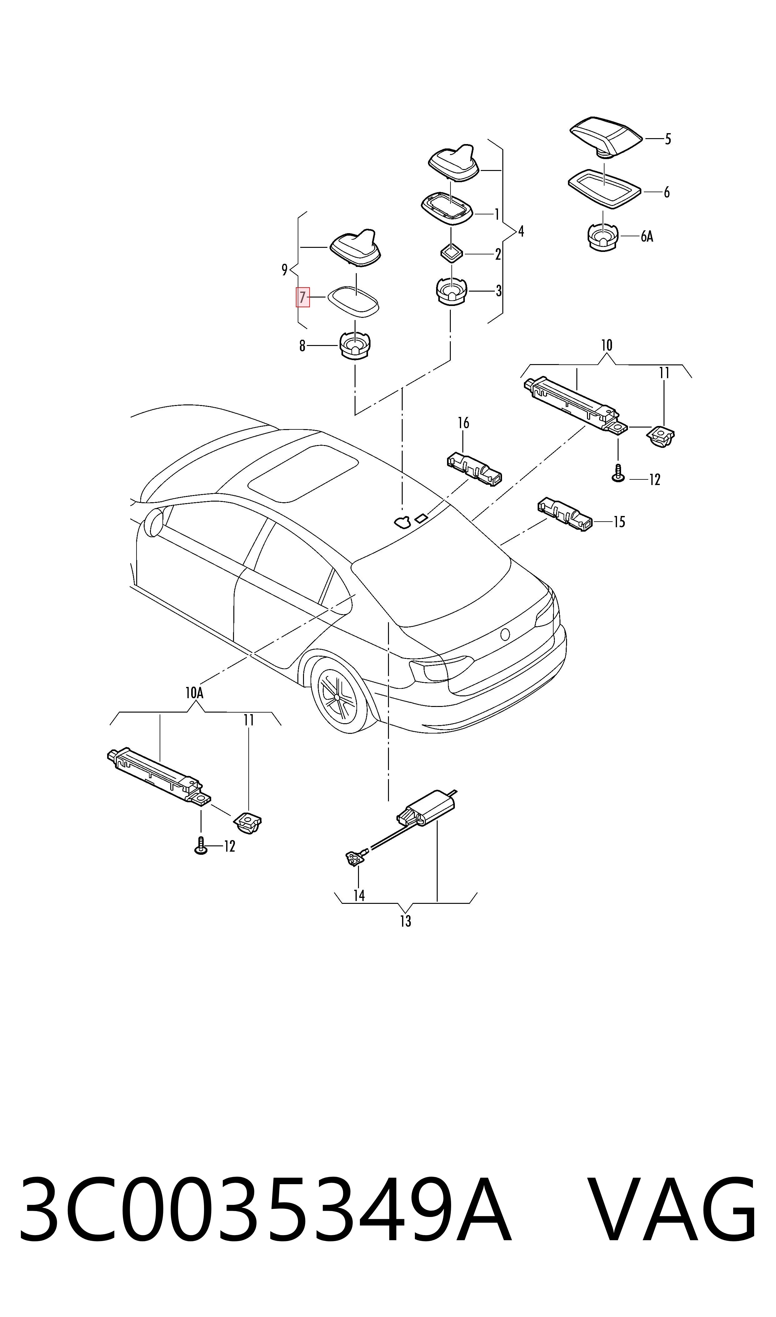  VAG 3C0035349A precio, desde 13,88 EUR