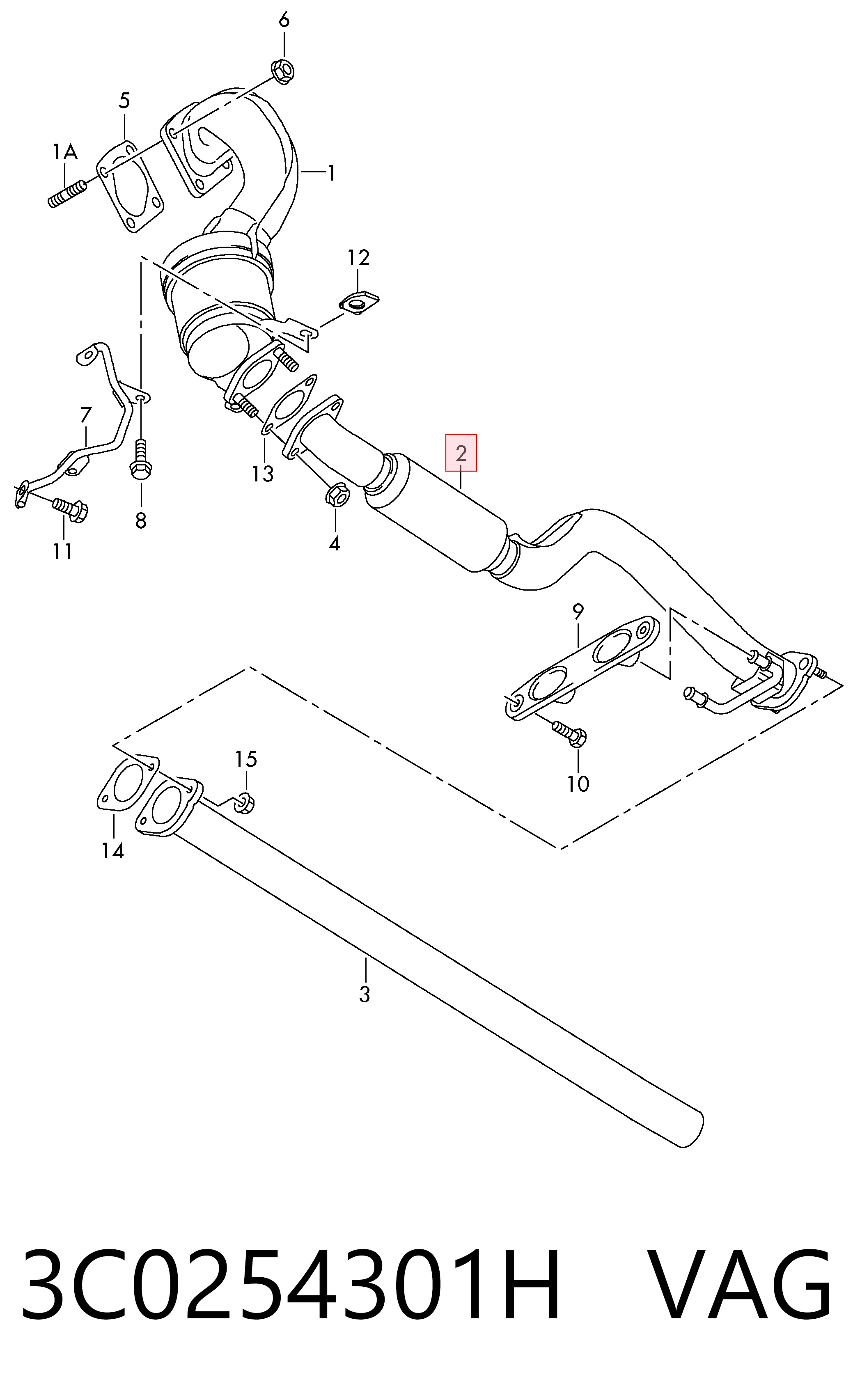 3C0254301H VAG
