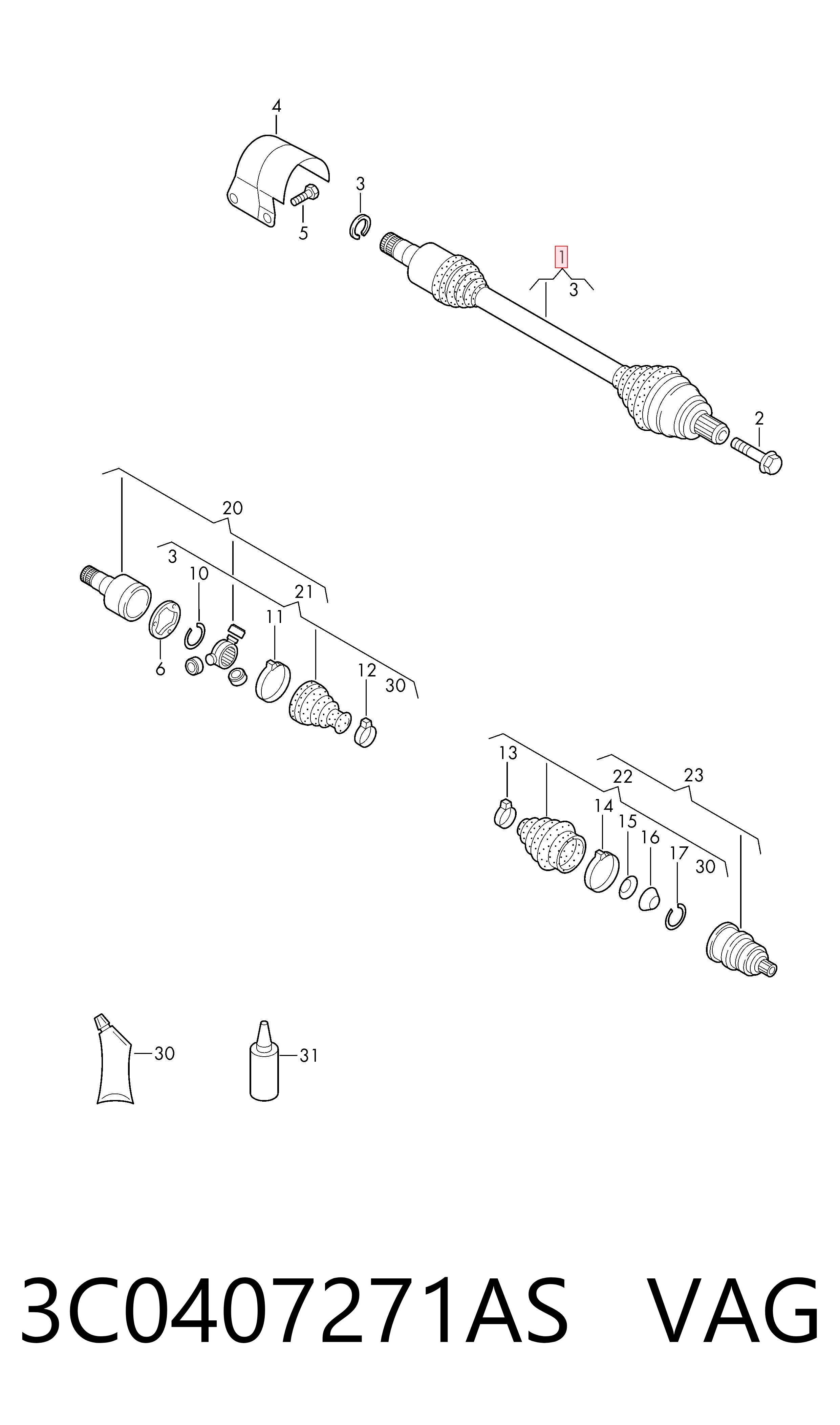 3C0407271AS VAG