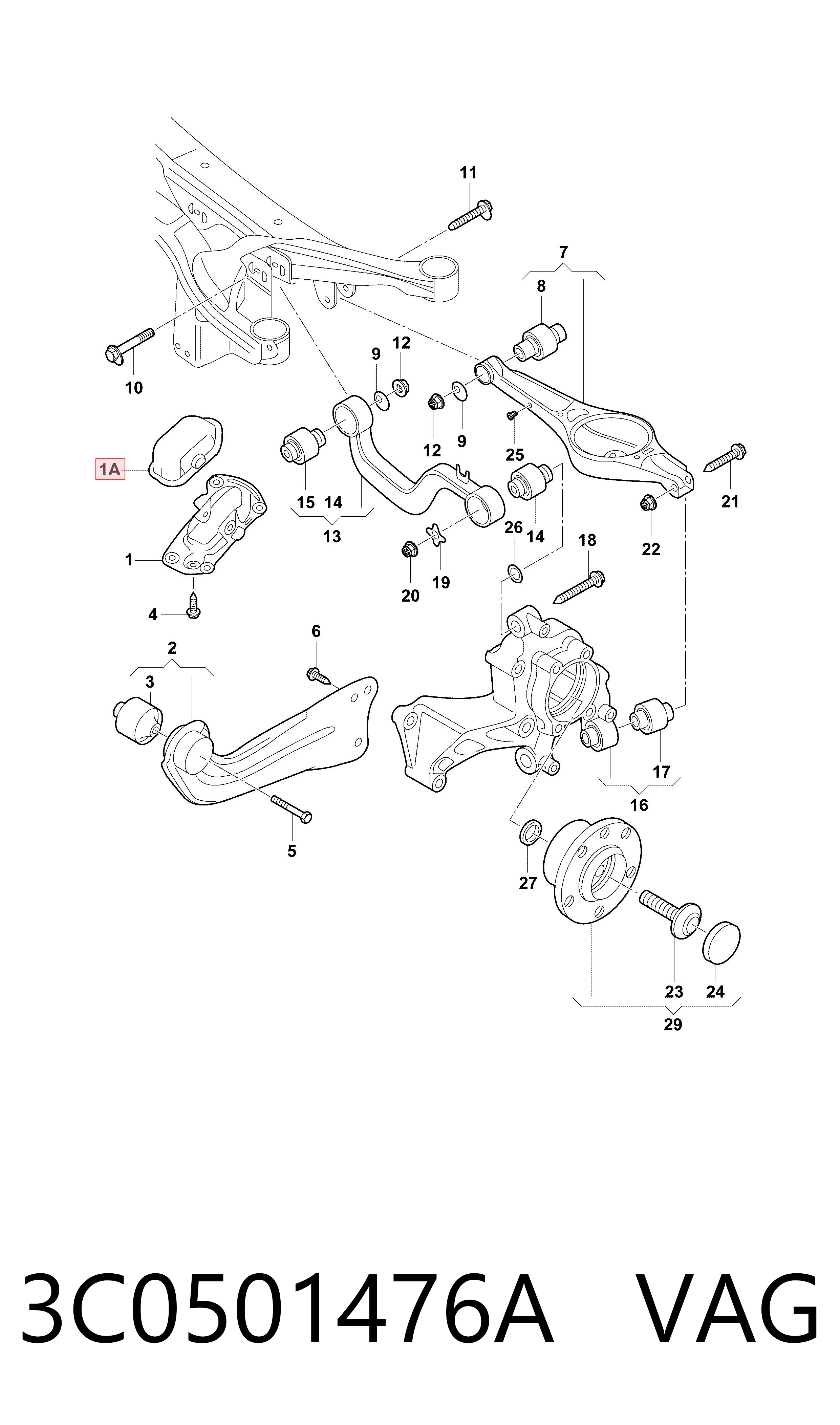 3C0501476A VAG