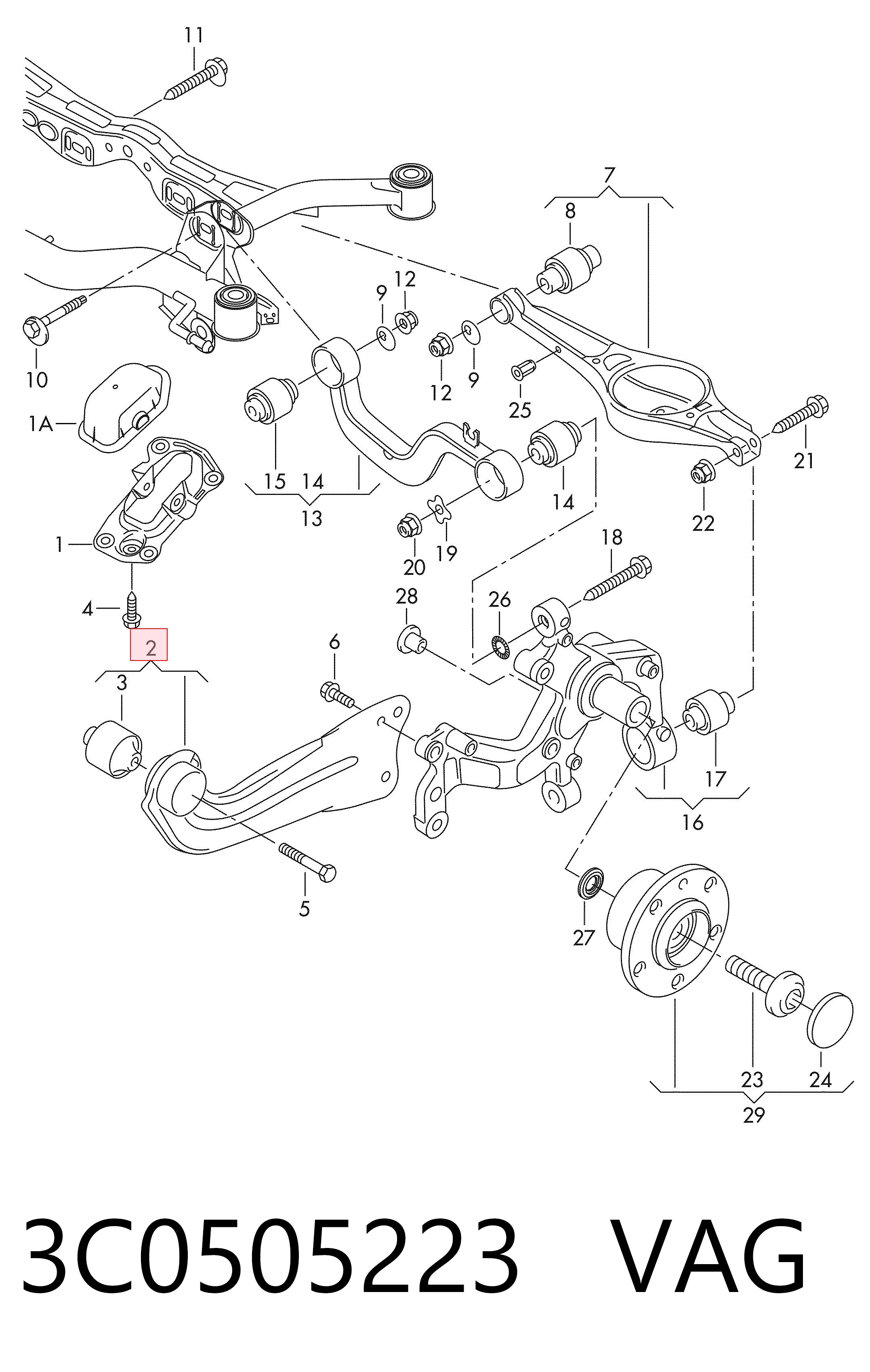 3C0505223 VAG