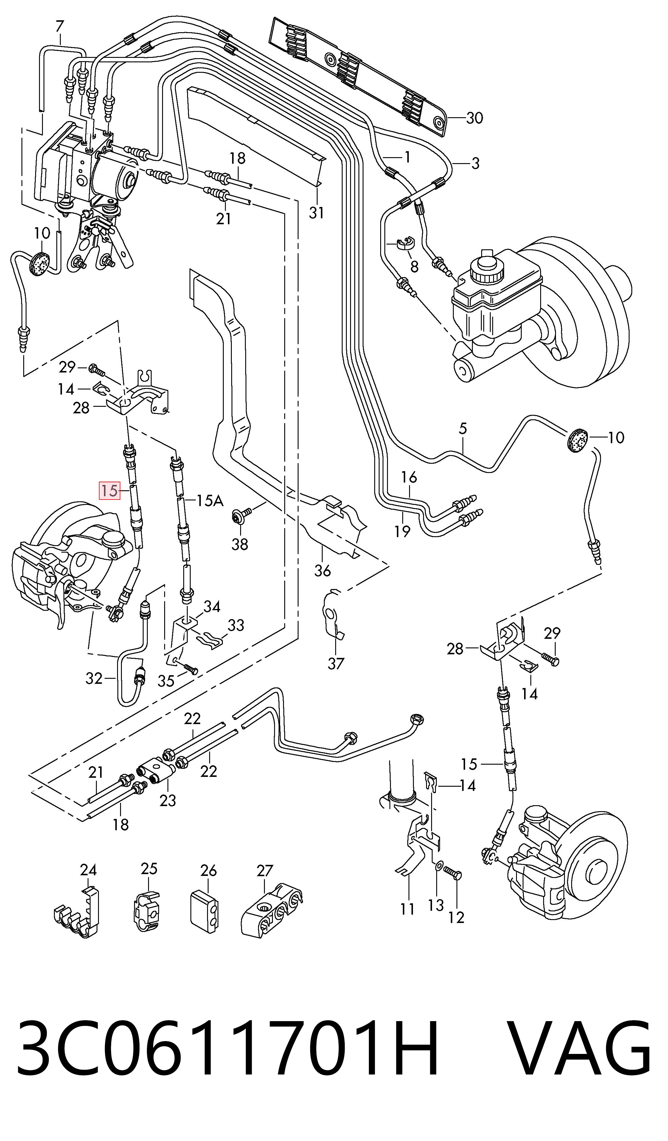 3C0611701H VAG