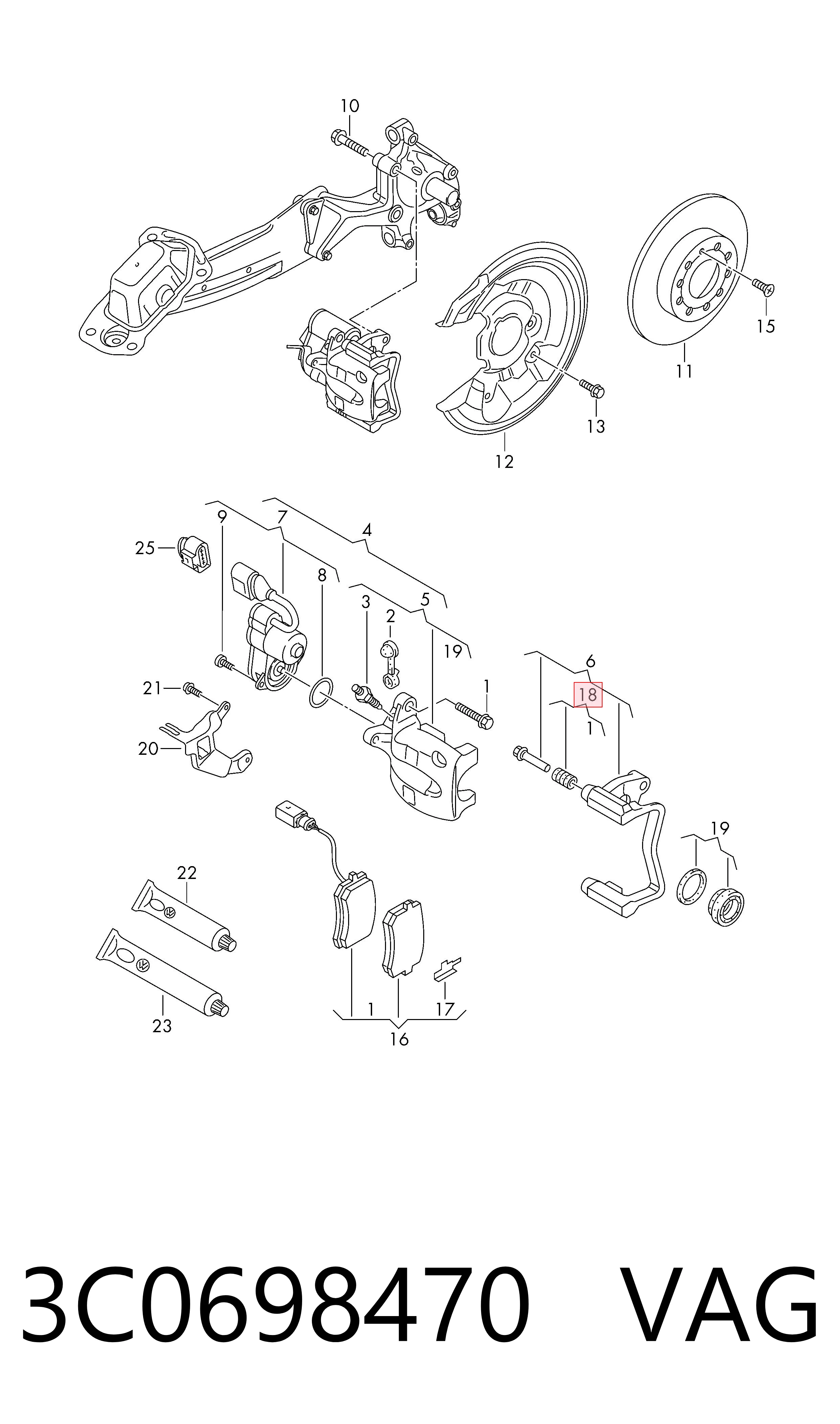 3C0698470 VAG