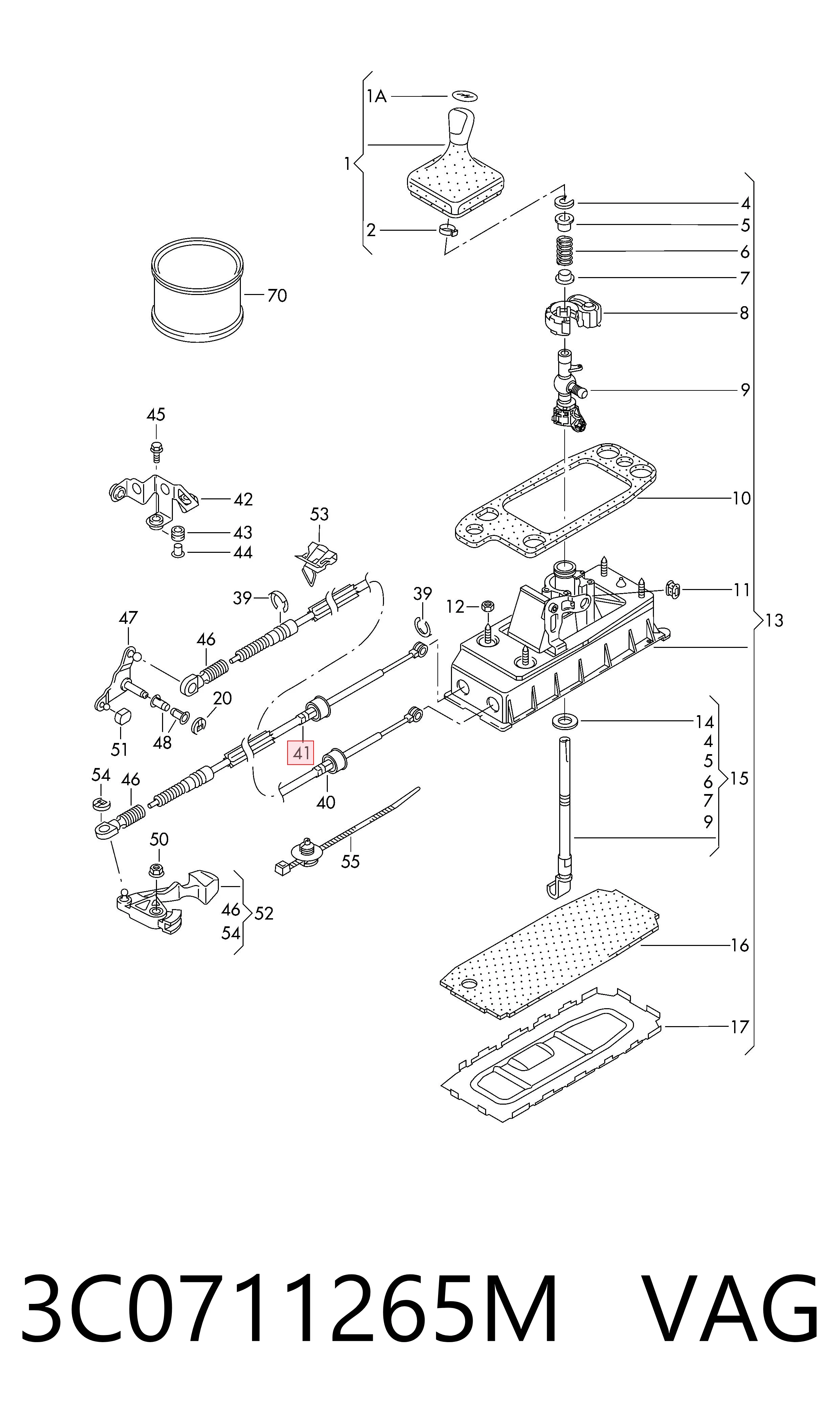 Сable de cambio de marchas AND 30711019 precio, desde 54,04 EUR