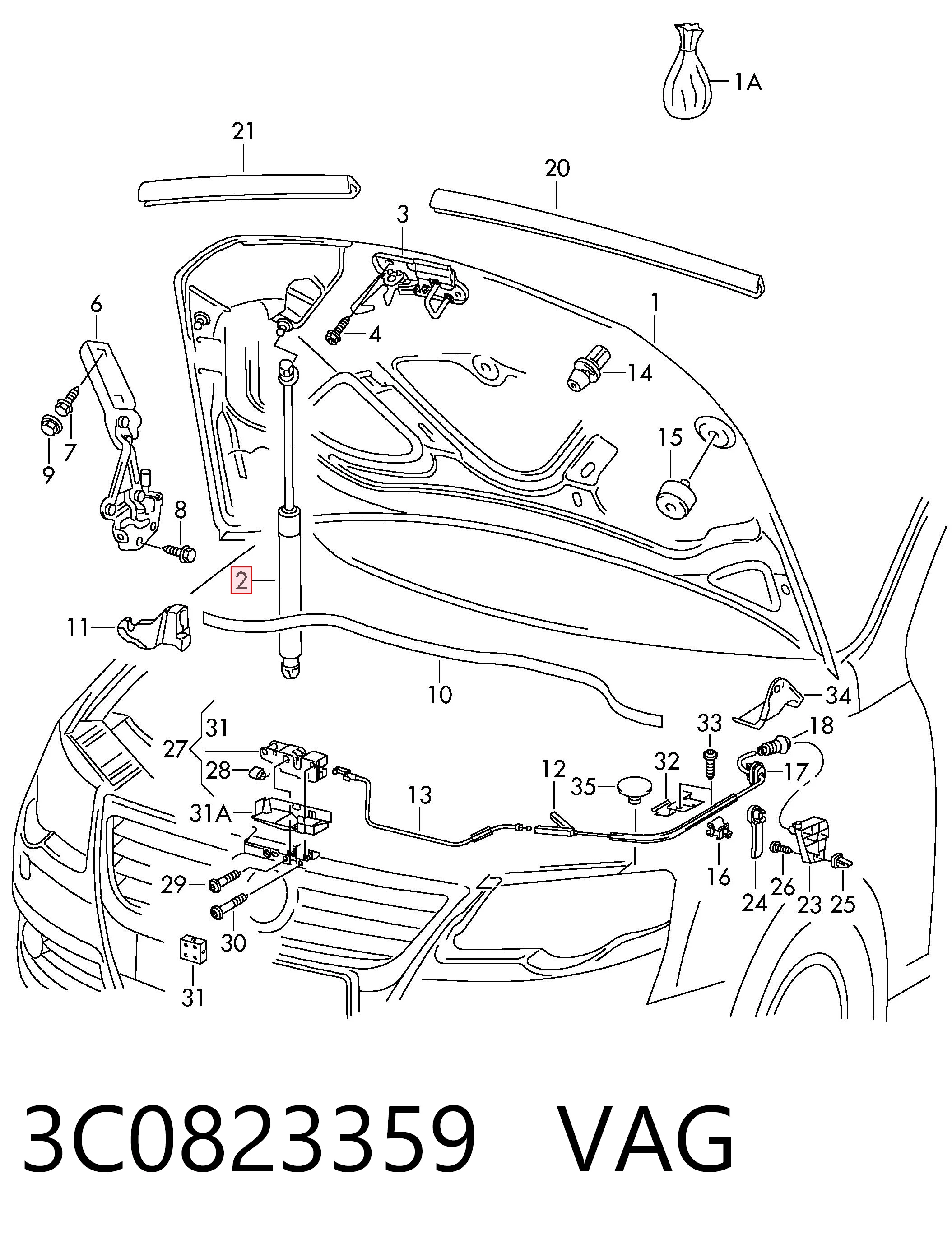 3C0823359 VAG