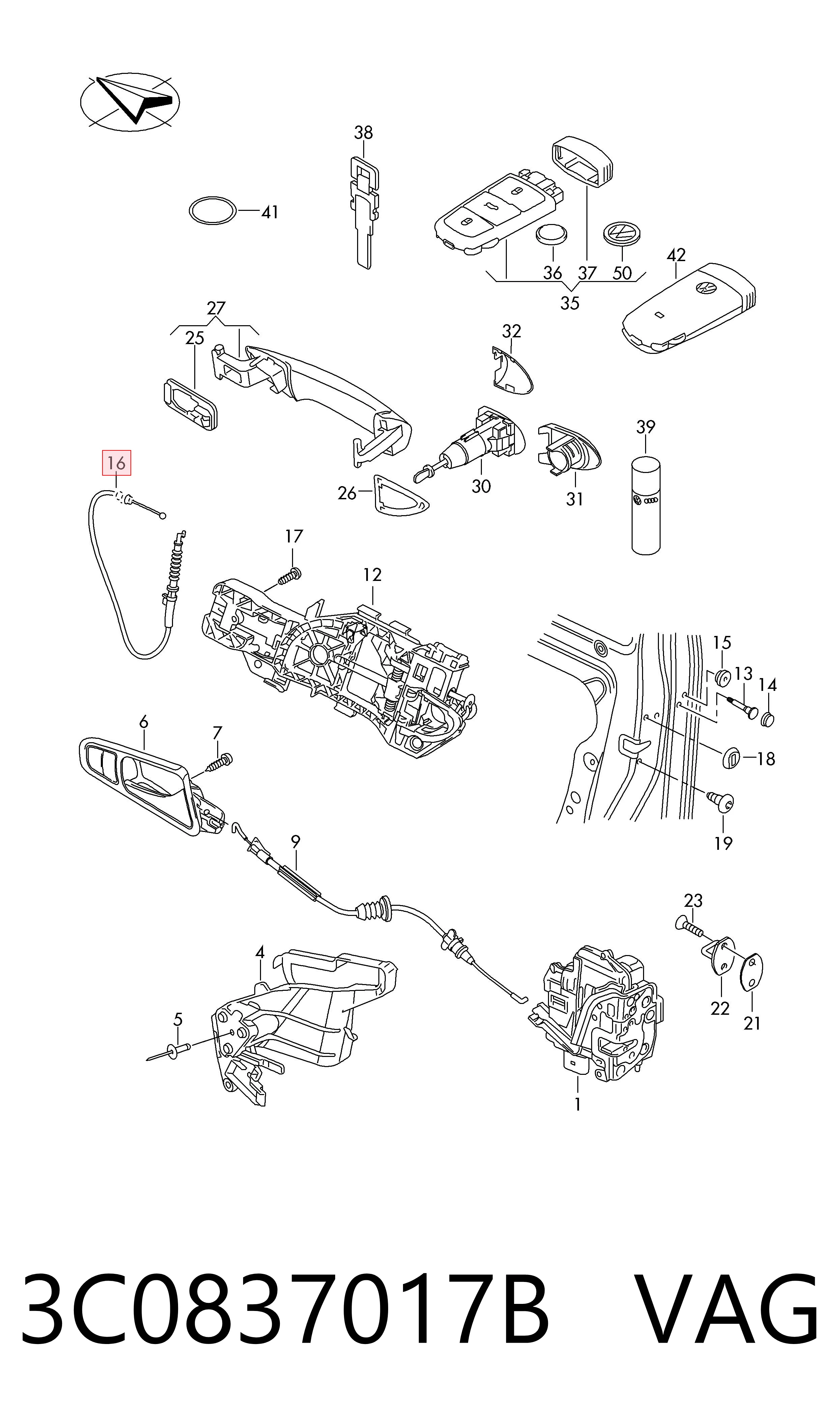 3C0837017B VAG