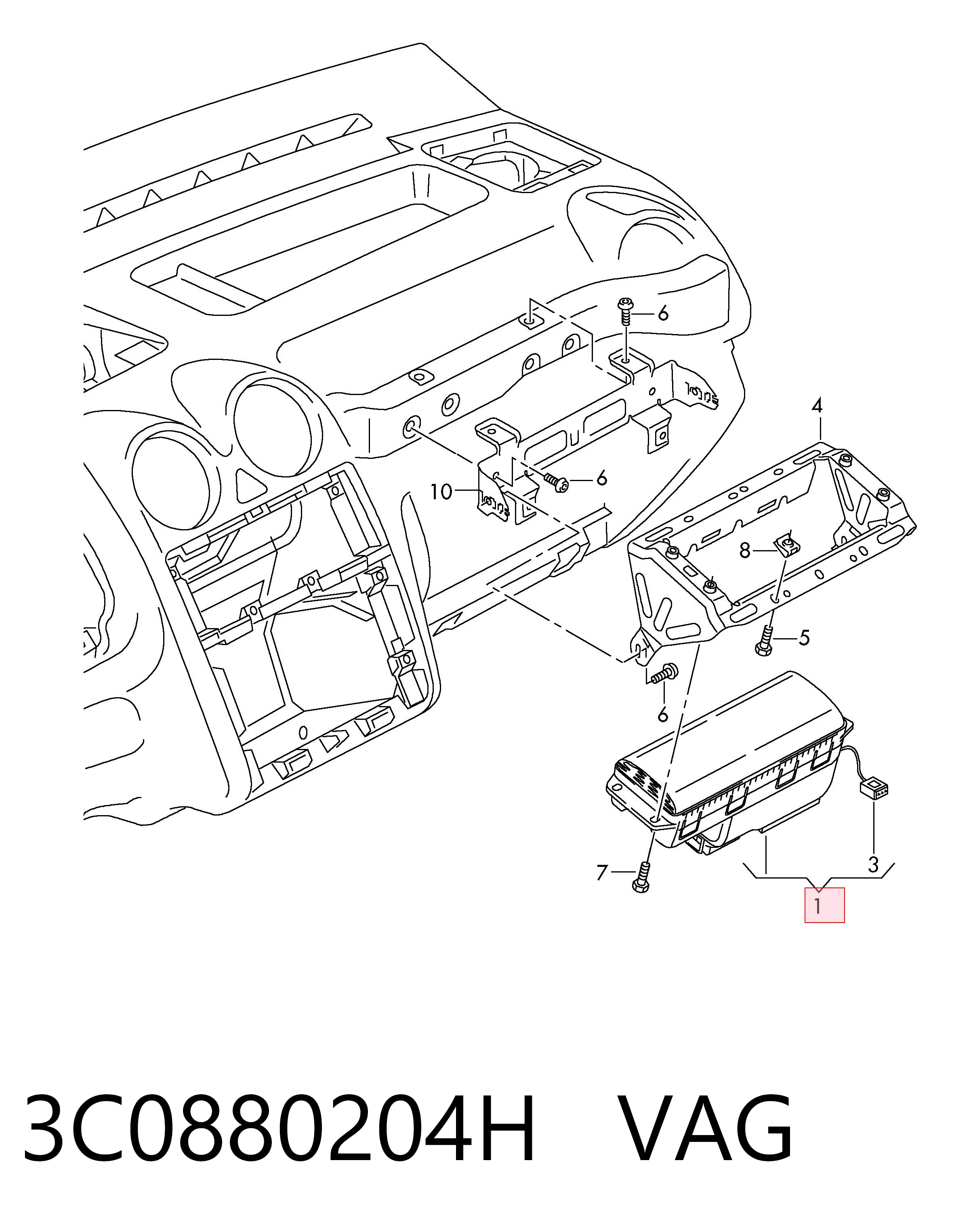 3C0880204H VAG