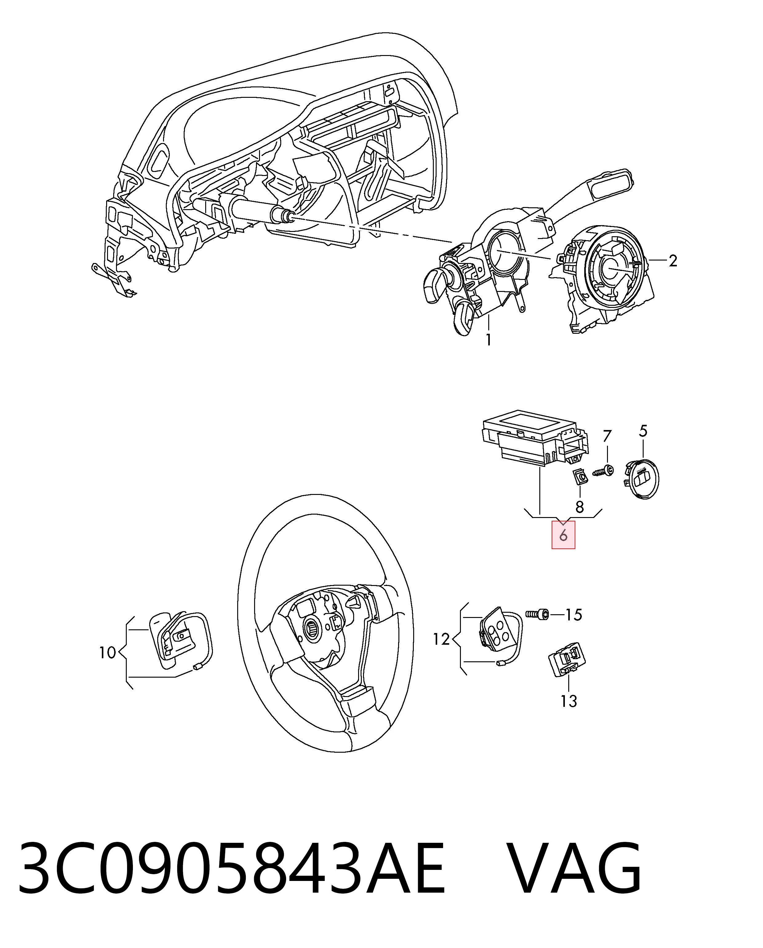 3C0905843AE VAG