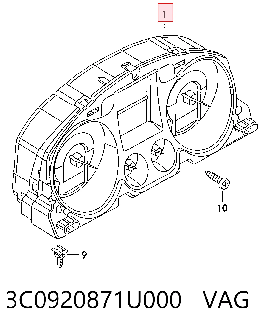 3C0920871U000 VAG