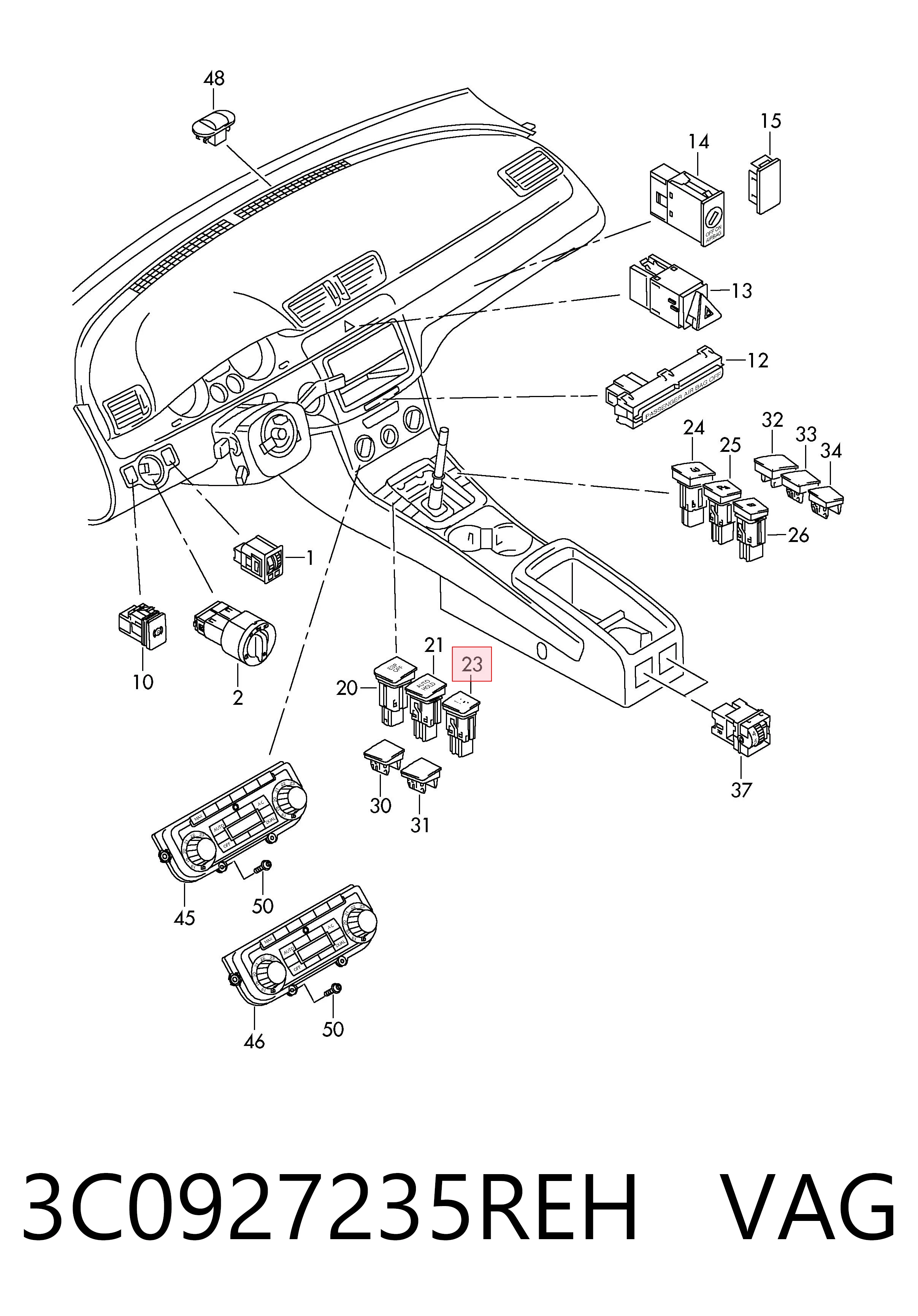 3C0927235REH VAG