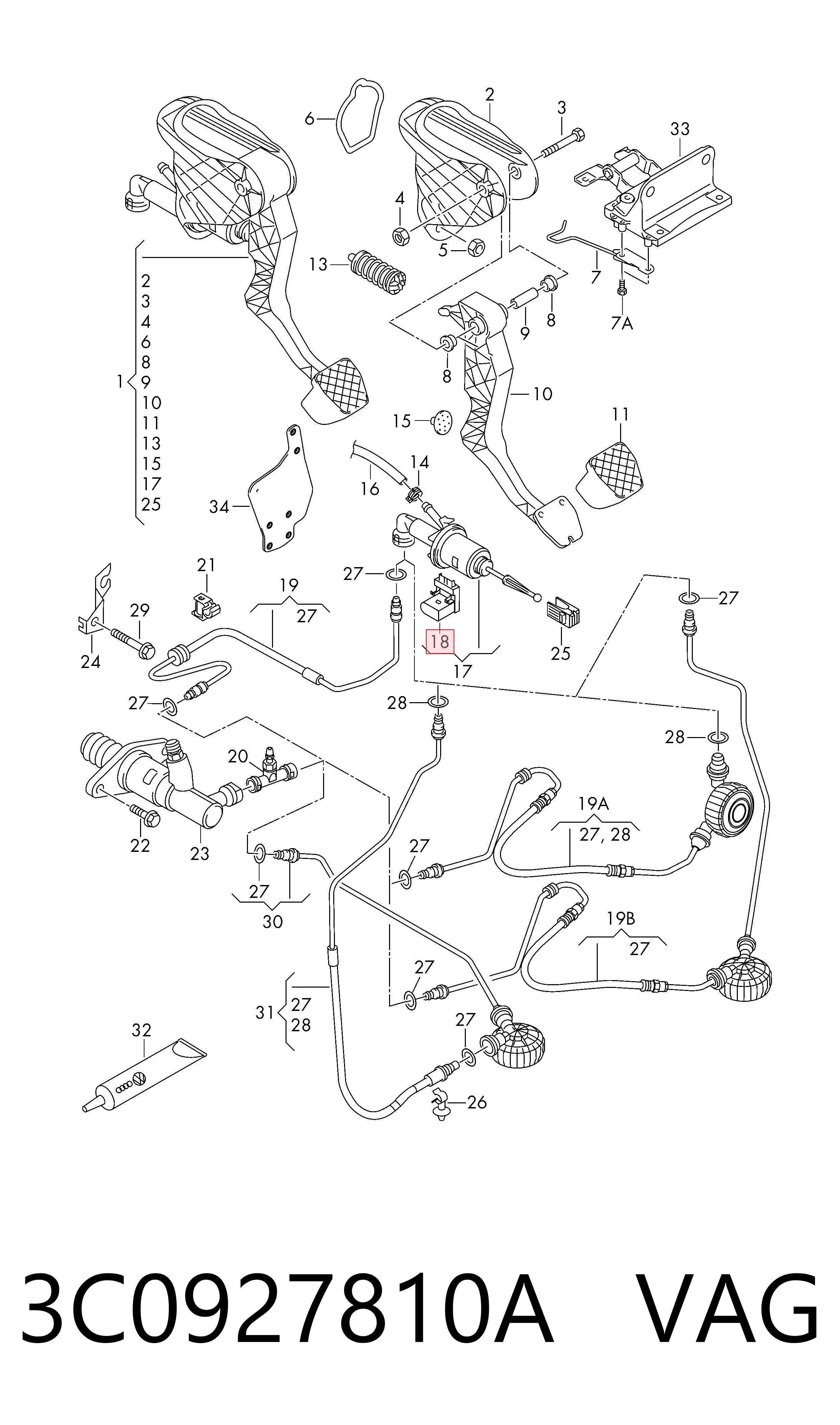 3C0927810A VAG
