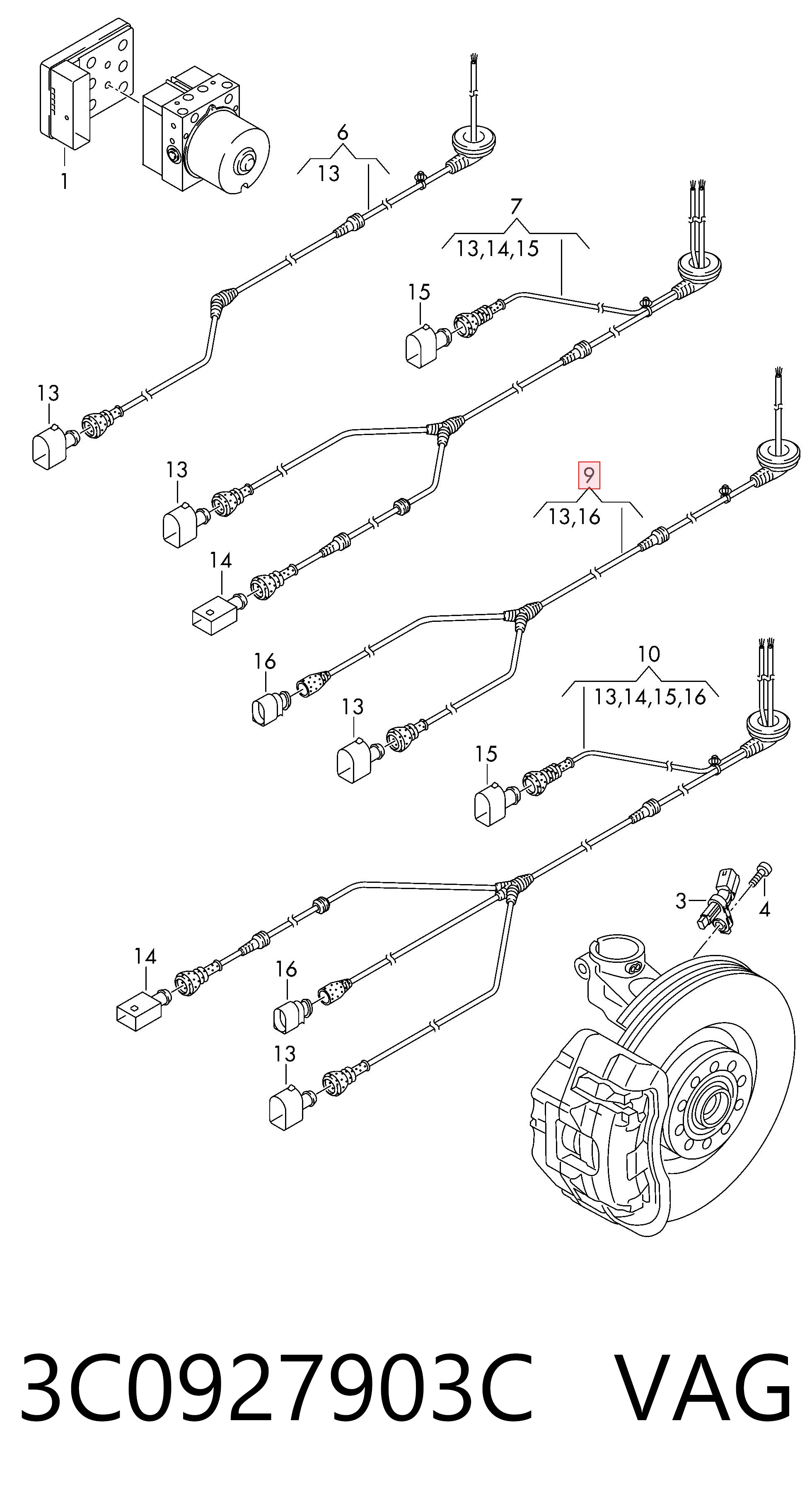 3C0927903C VAG