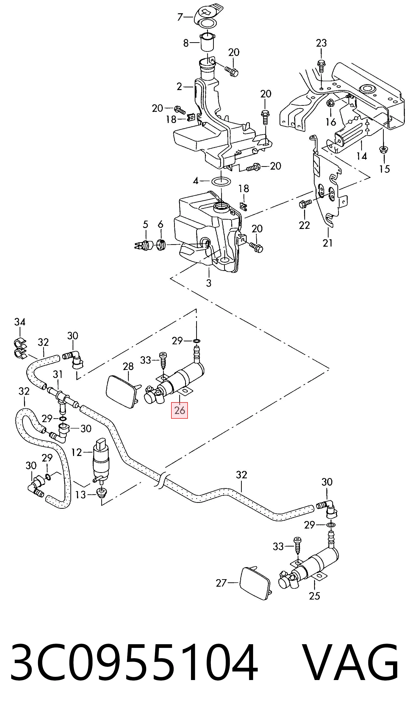 3C0955104 VAG